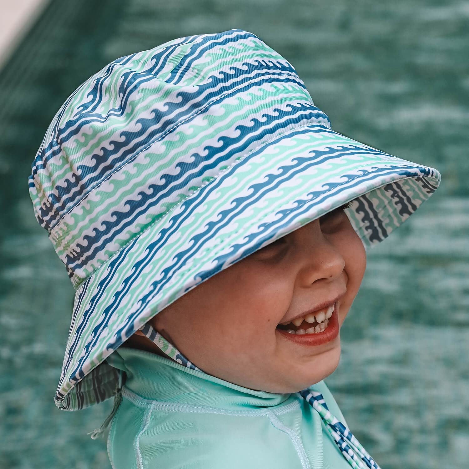 Bedhead Hats Classic Swim Bucket Hat Riptide