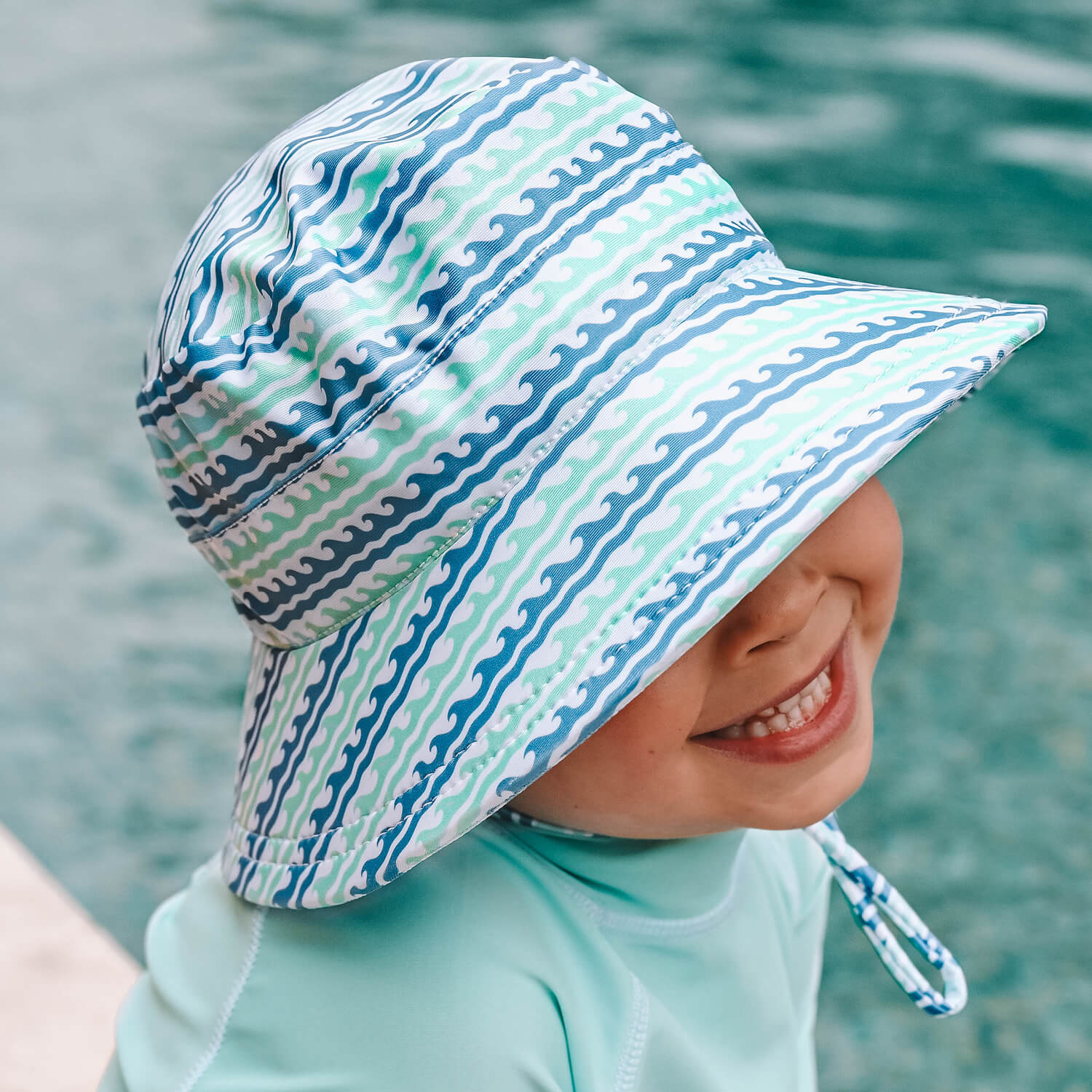 Bedhead Hats Classic Swim Bucket Hat Riptide