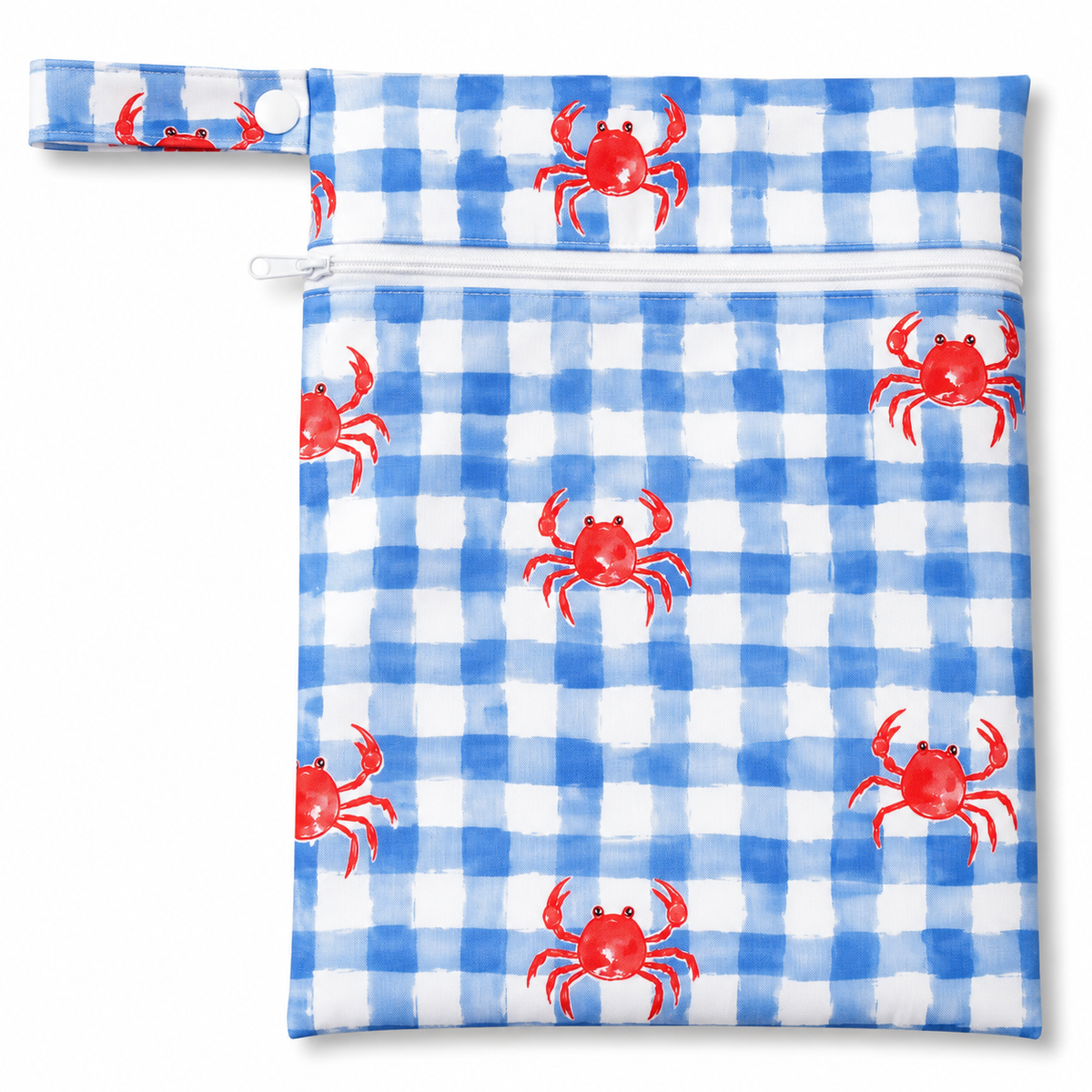 Confetti Kidz Double Pocket Wet Bag Crabby Club