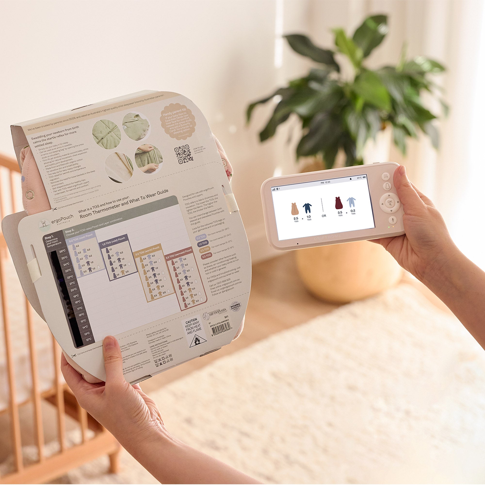 ergoPouch Drift Home Baby Monitor