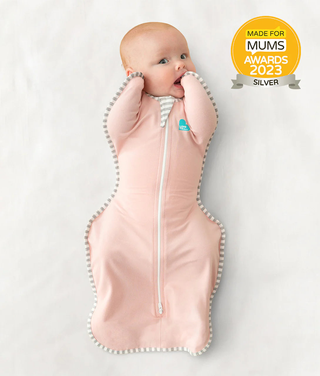 Love To Dream Swaddle Up 1.0 Tog Dusty Pink