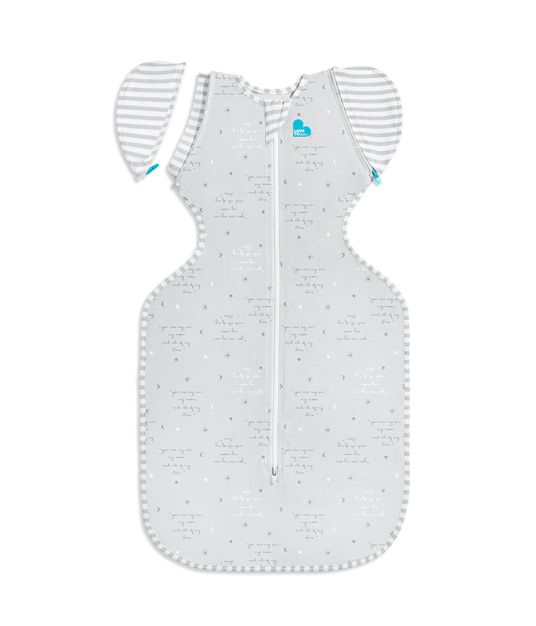 Love To Dream Swaddle Up Transition Bag 0.2 Tog You Are My Grey