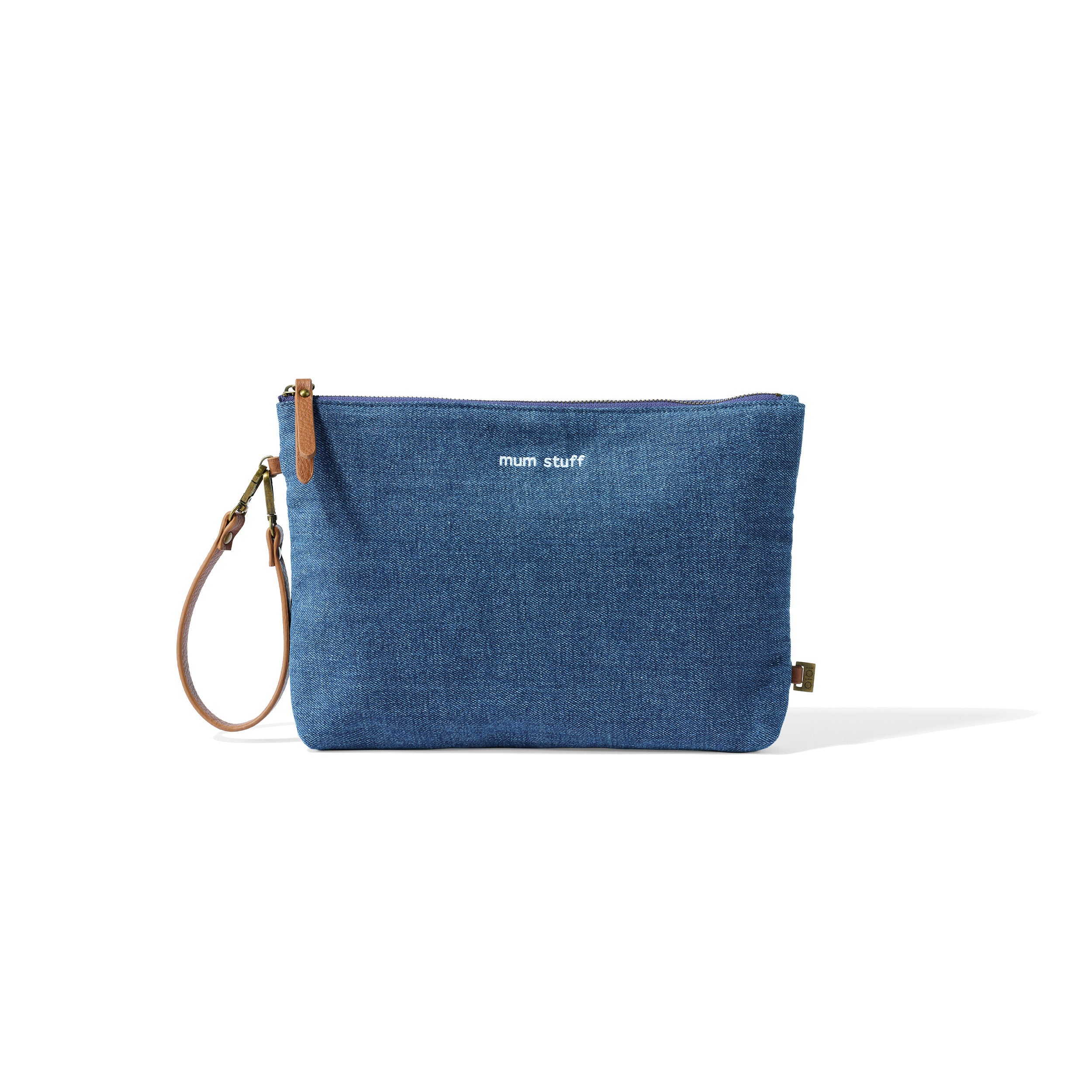 Oi Oi Mum Stuff Pouch Denim
