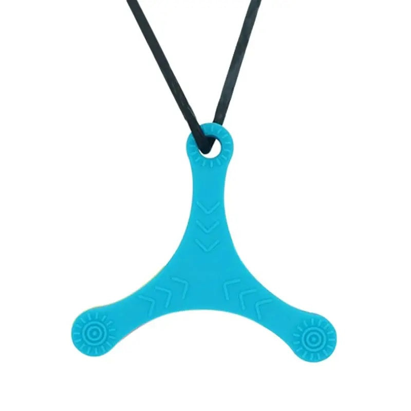 Sensory Stuff Triangle Spinner Pendant Silicone Sensory Necklace