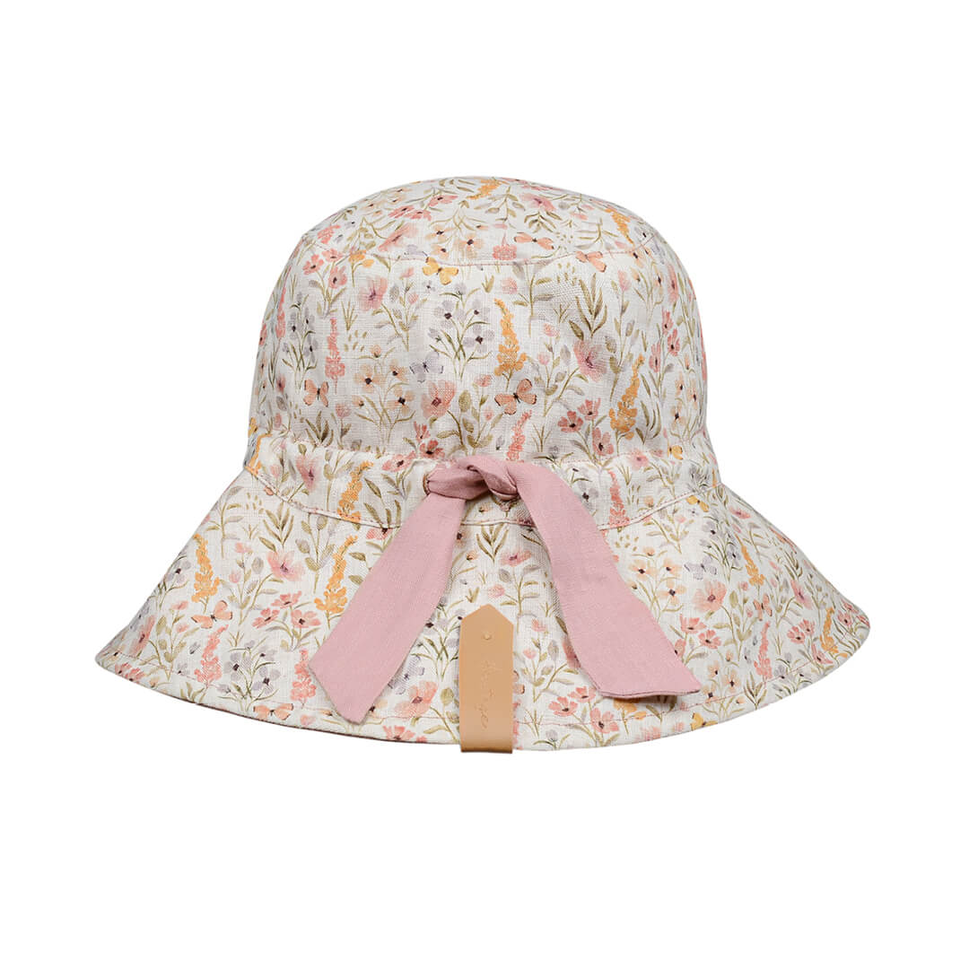 Bedhead 'vacationer' Ladies Reversible Sun Hat - Paris/rosa