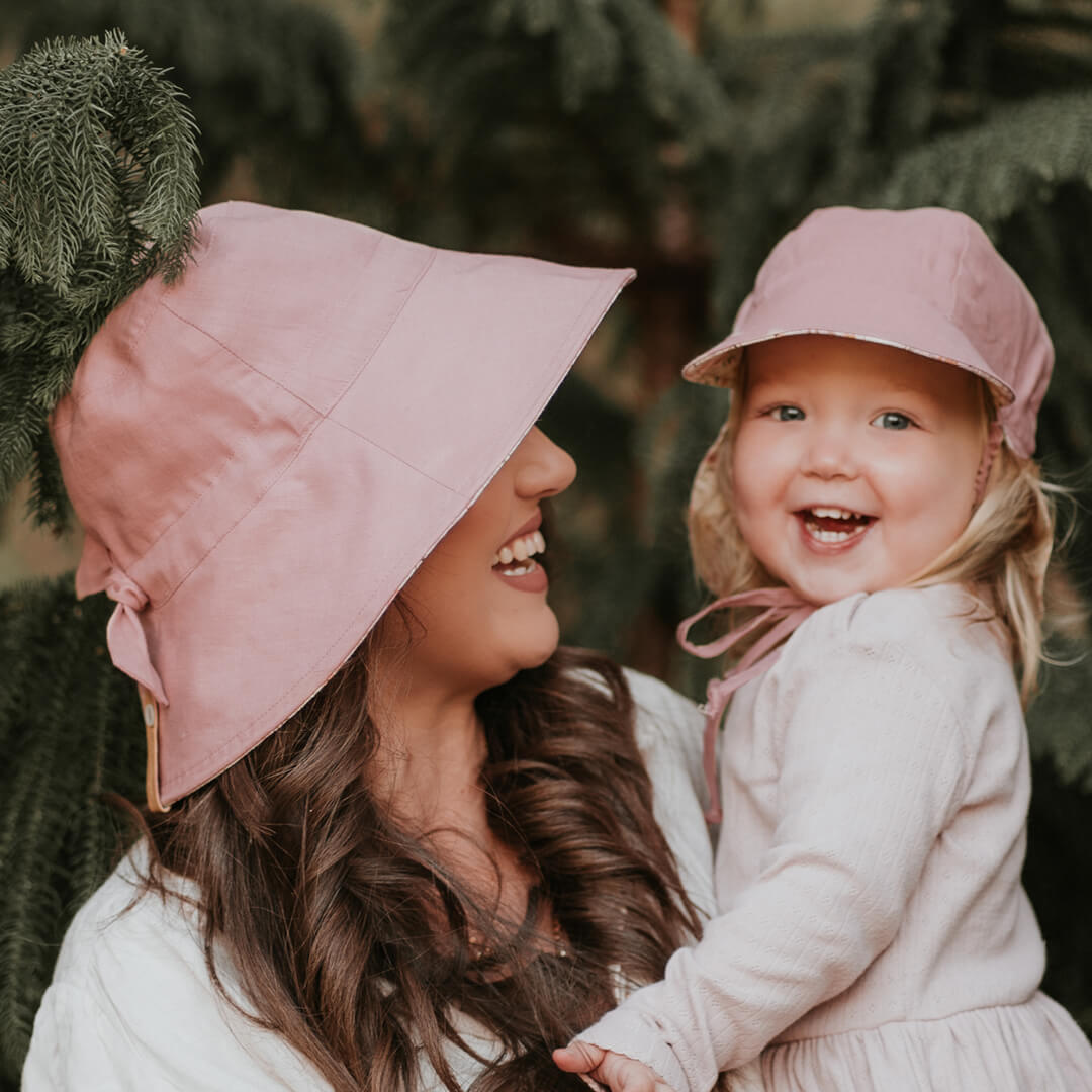 Bedhead 'vacationer' Ladies Reversible Sun Hat - Paris/rosa