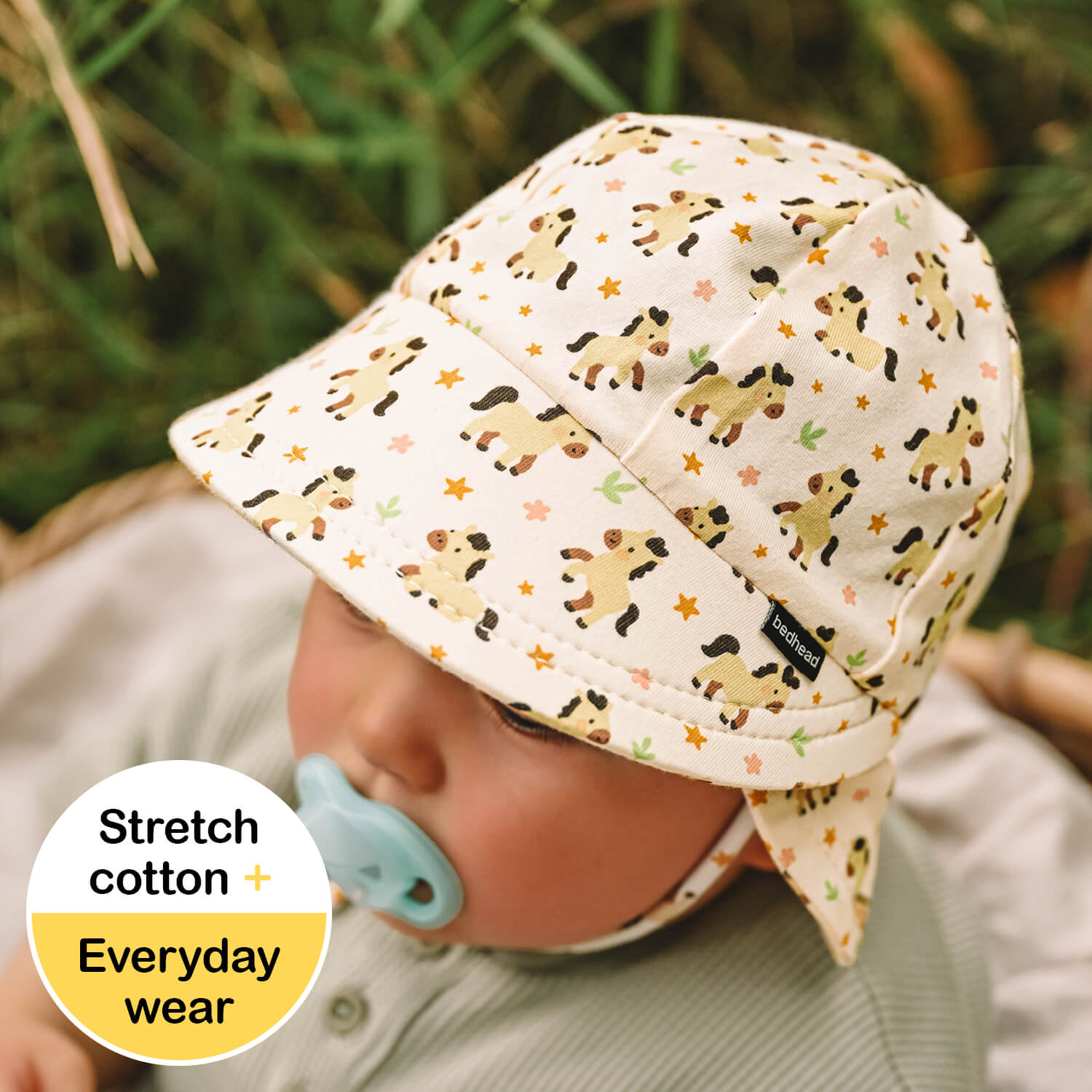 Bedhead Hats Legionnaire Flap Sun Hat - Pony