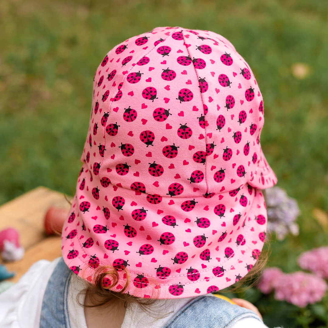Bedhead Hats Legionnaire Flap Sun Hat Ladybug