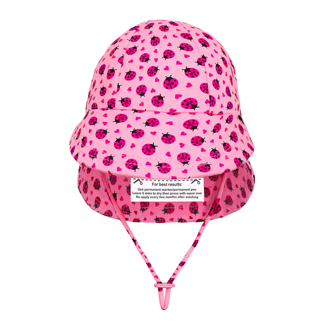 Bedhead Hats Legionnaire Flap Sun Hat Ladybug