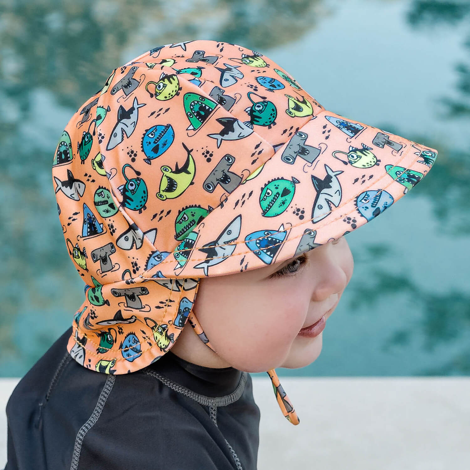 Bedhead Hats Swim Legionnaire Flap Beach Hat Nippers
