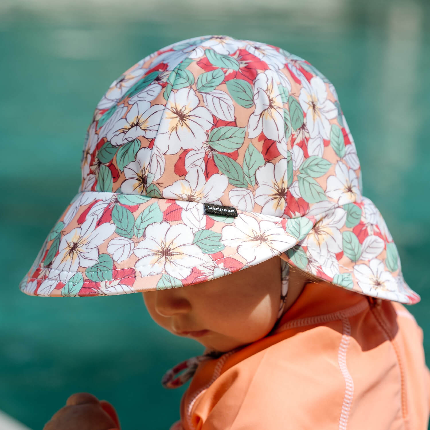 Bedhead Legionnaire Swim Hat Hibiscus