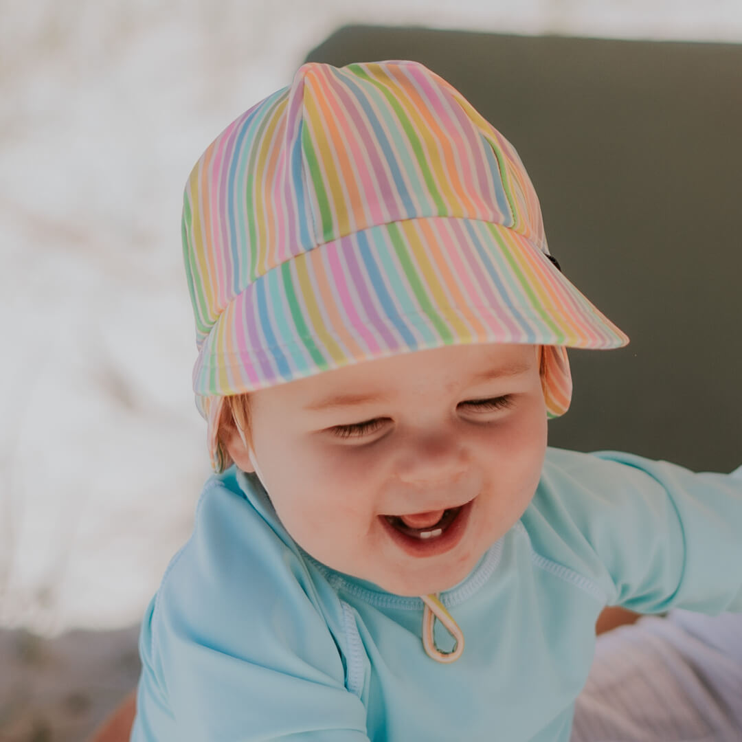 Bedhead Hats Kids Swim Legionnaire Hat Rainbow
