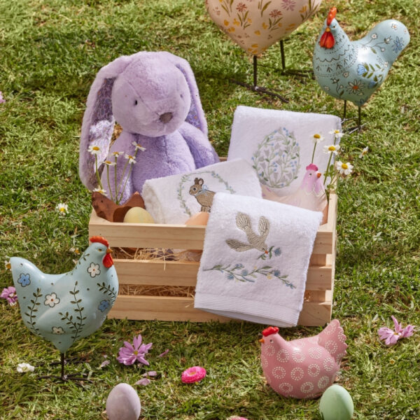 Jiggle & Giggle Floral Lilac Bunny Medium