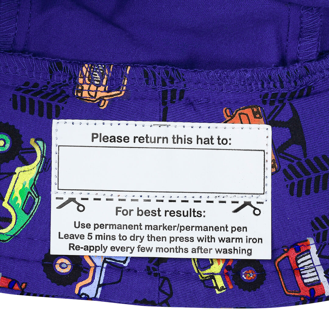 Bedhead Hats Toddler Bucket Sun Hat Monster Truck