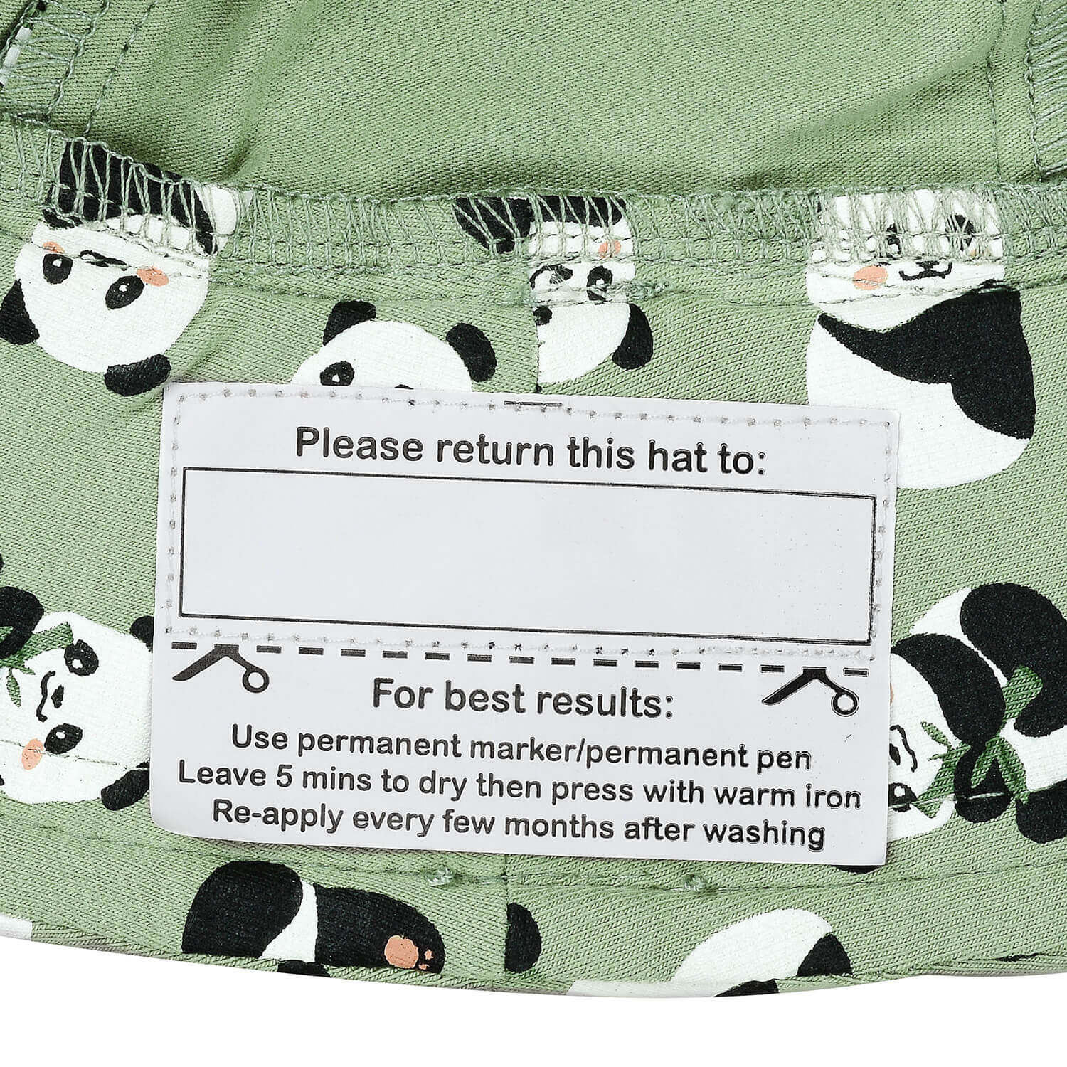Bedhead Legionnaire Sun Hat Panda