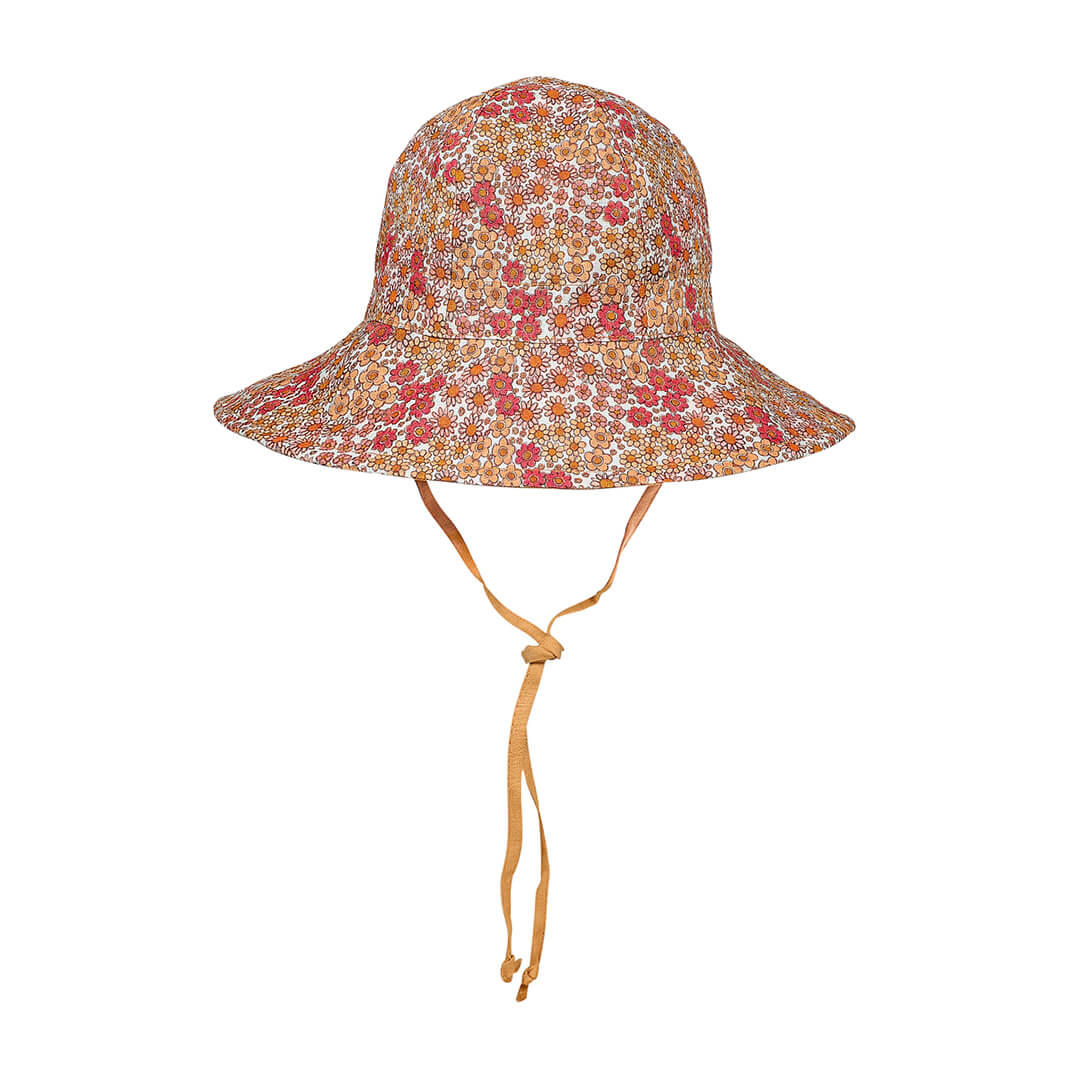 Bedhead Heritage Girls Reversible Panelled Bucket Sun Hat - Melody/maize