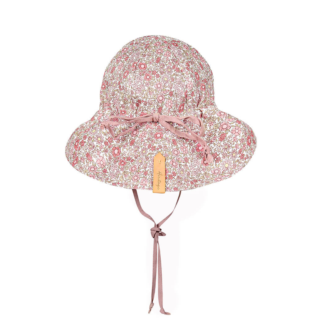 Bedhead Heritage Girls Reversible Panelled Bucket Sun Hat - Ramble/rosa