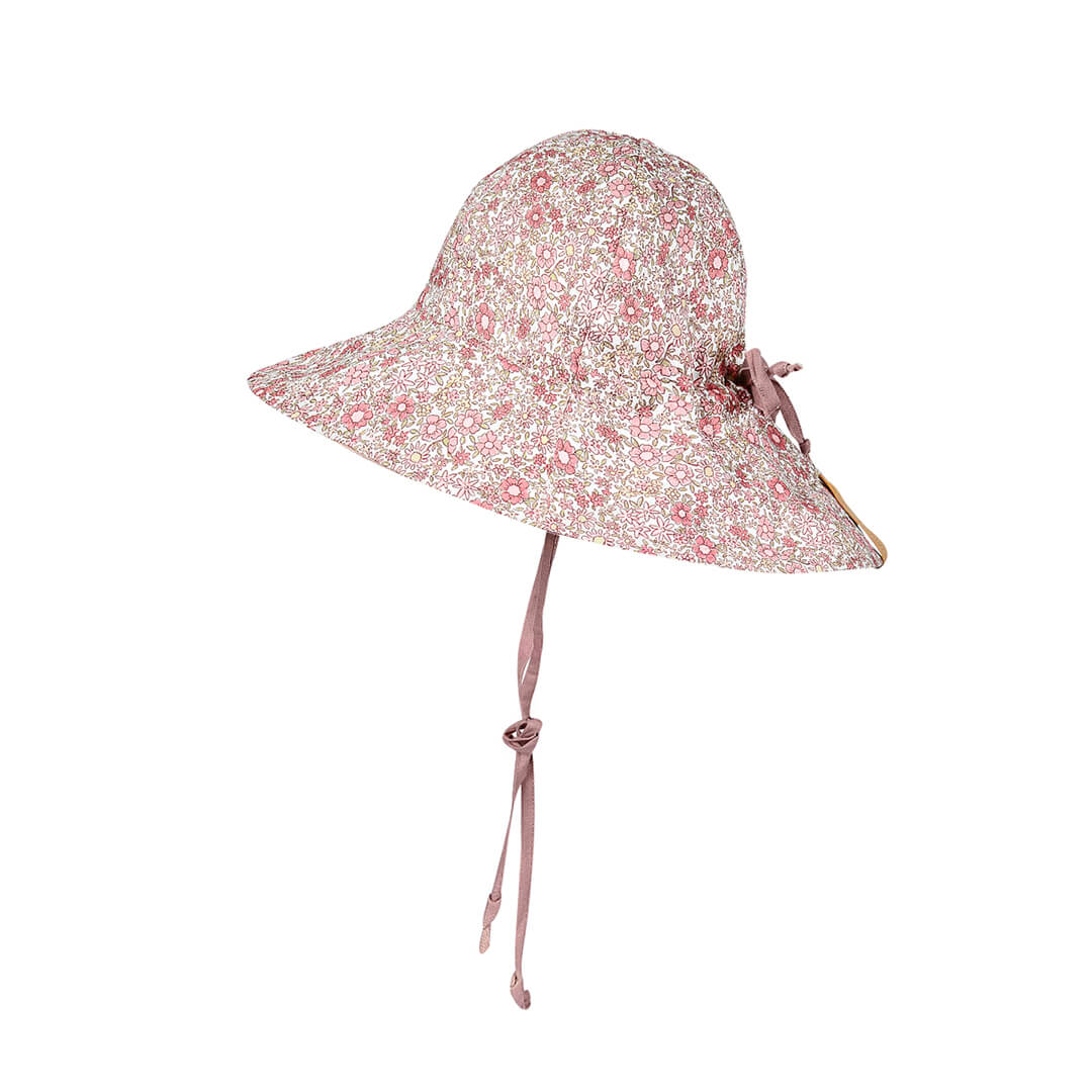 Bedhead Heritage Girls Reversible Panelled Bucket Sun Hat - Ramble/rosa