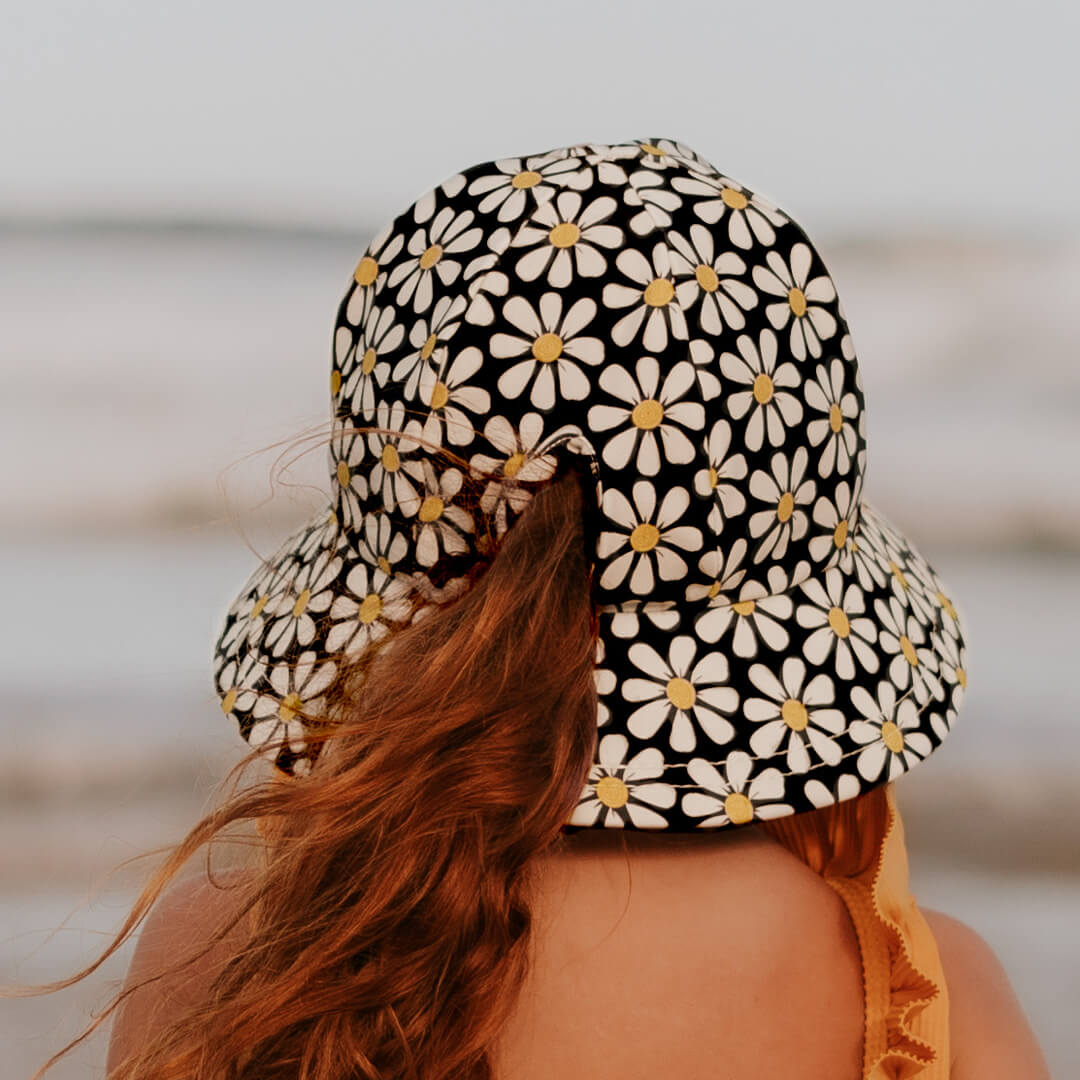 Bedhead Bucket Beach Ponytail Swim Hat - Daisy