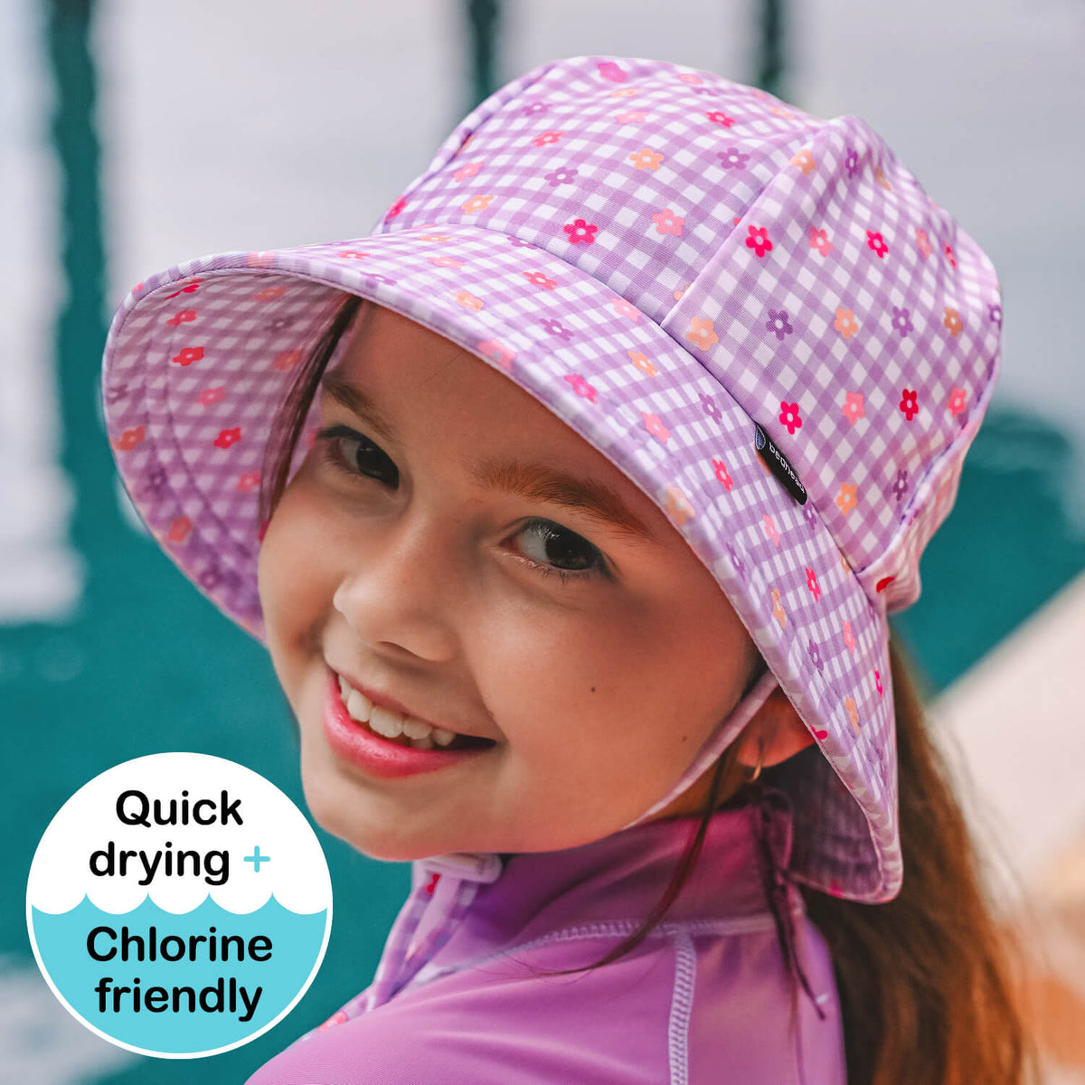 Bedhead Hats Ponytail Swim Bucket Hat Lola