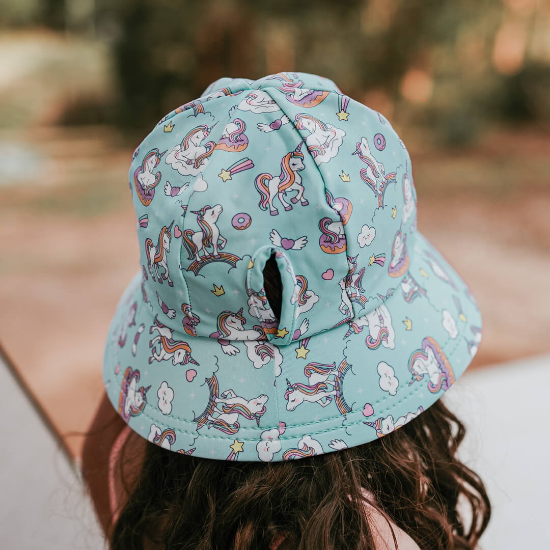 Bedhead Bucket Beach Ponytail Swim Hat - Unicorn