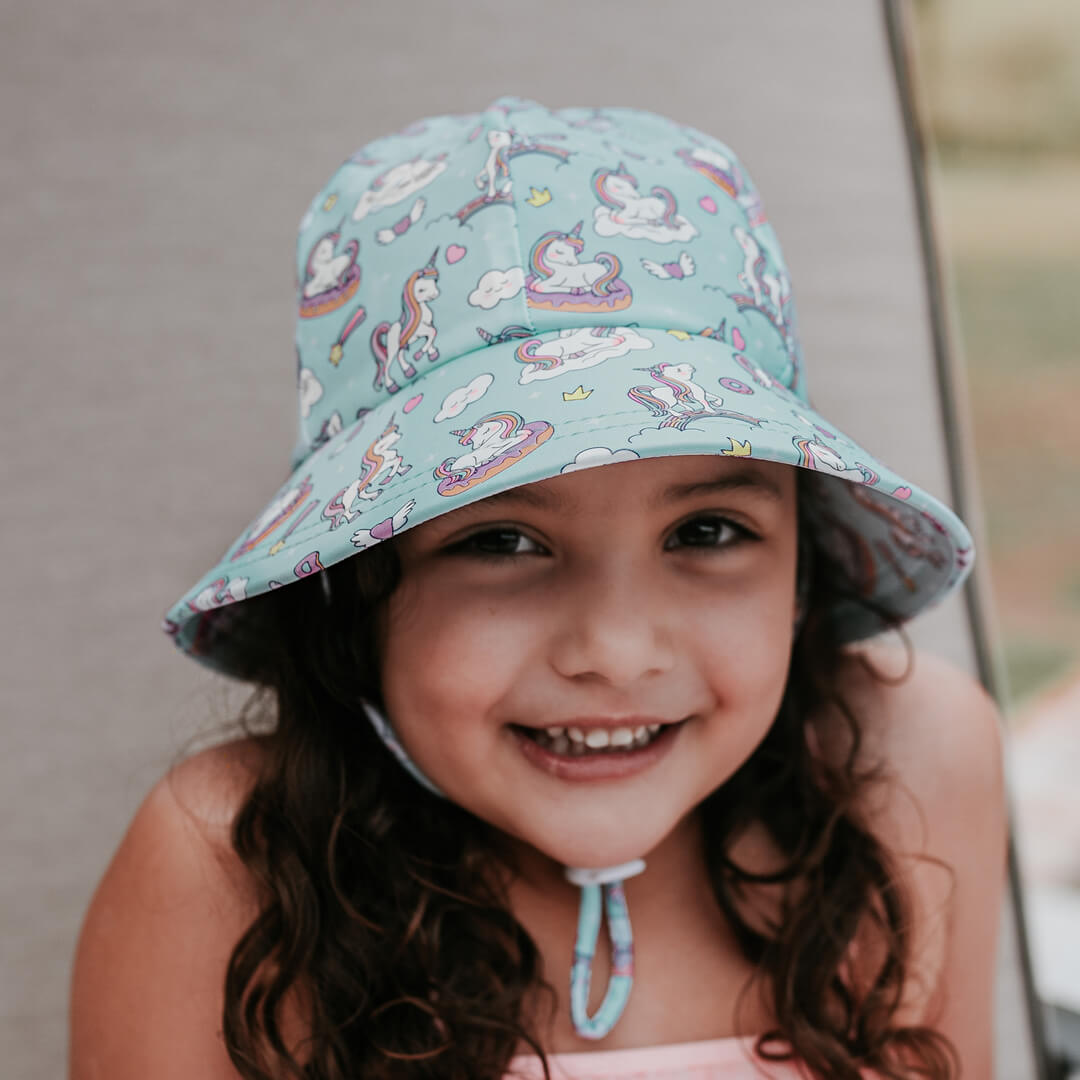 Bedhead Bucket Beach Ponytail Swim Hat - Unicorn