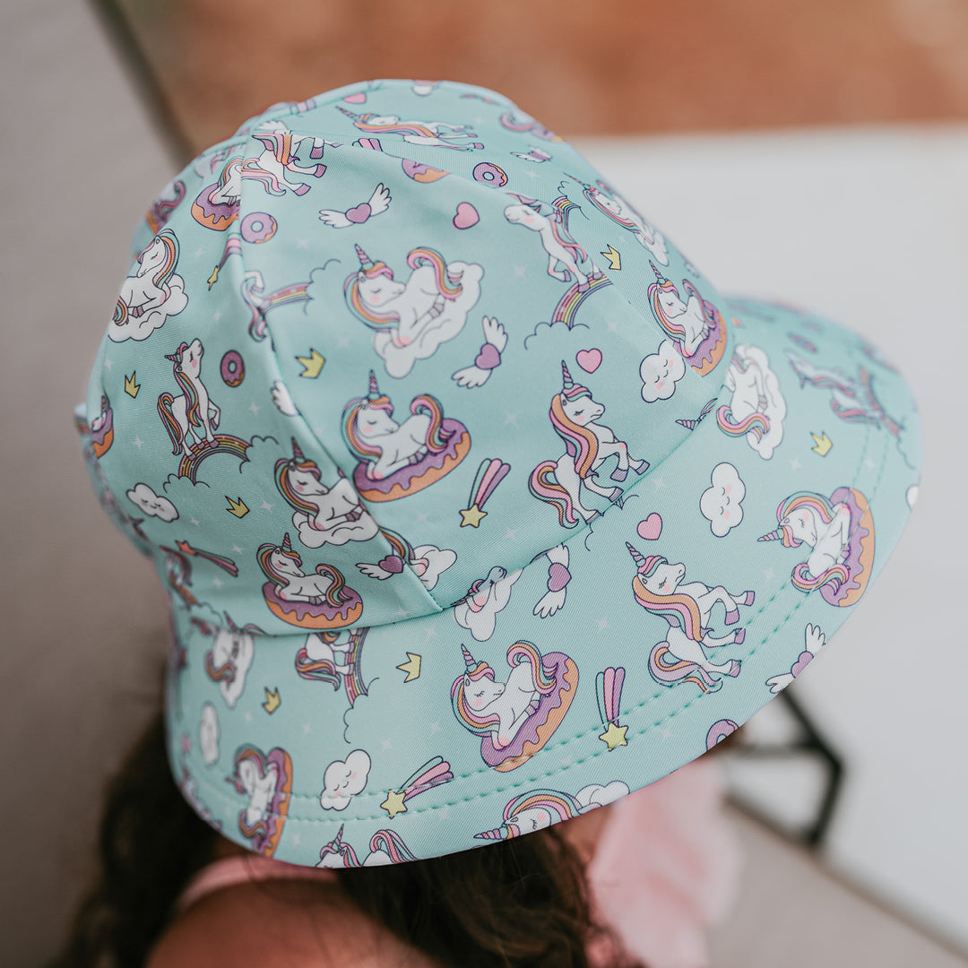 Bedhead Bucket Beach Ponytail Swim Hat - Unicorn