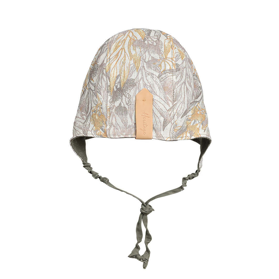 Bedhead Heritage Reversible Sun Bonnet Mallee/moss