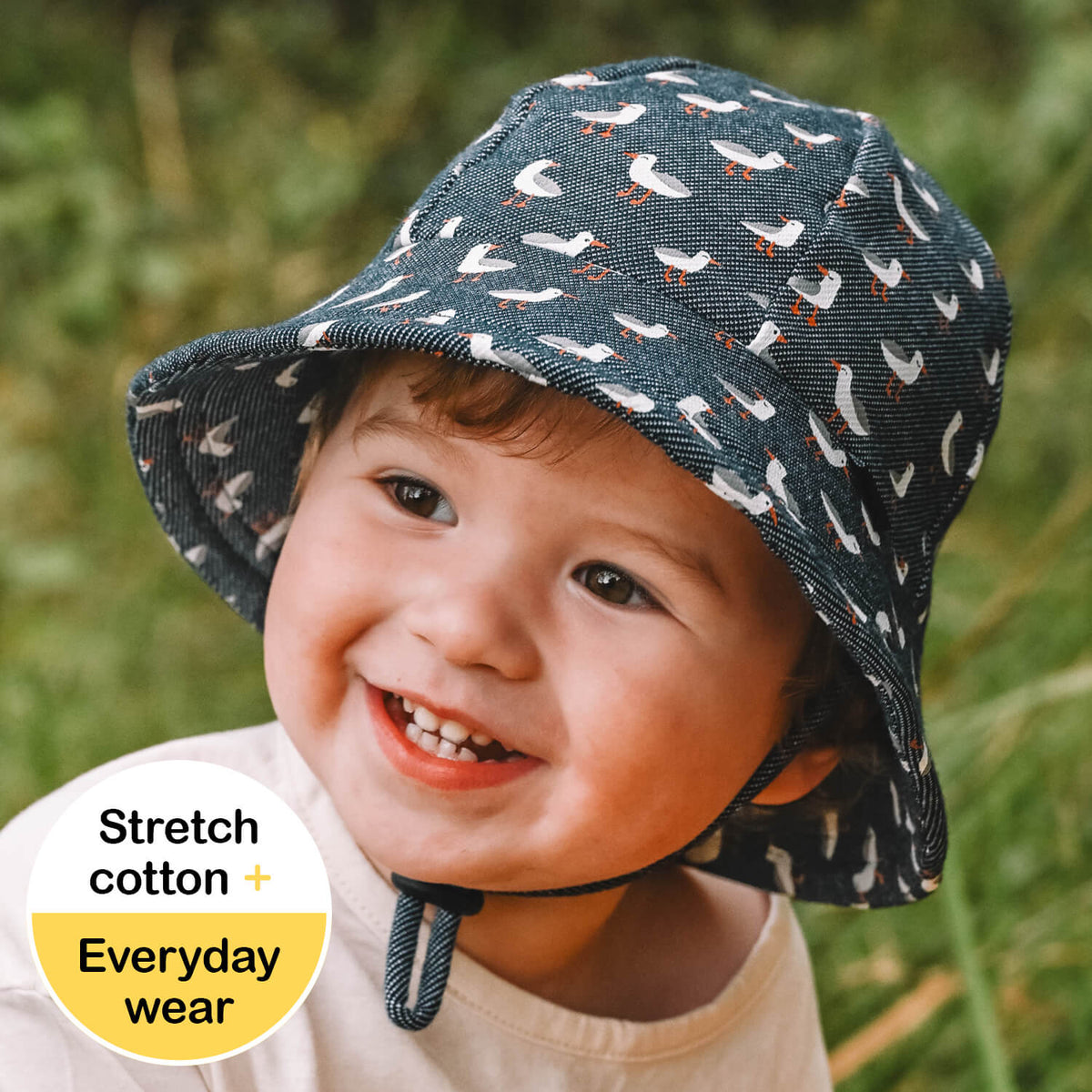 Bedhead Hats Toddler Bucket Hat Gulls