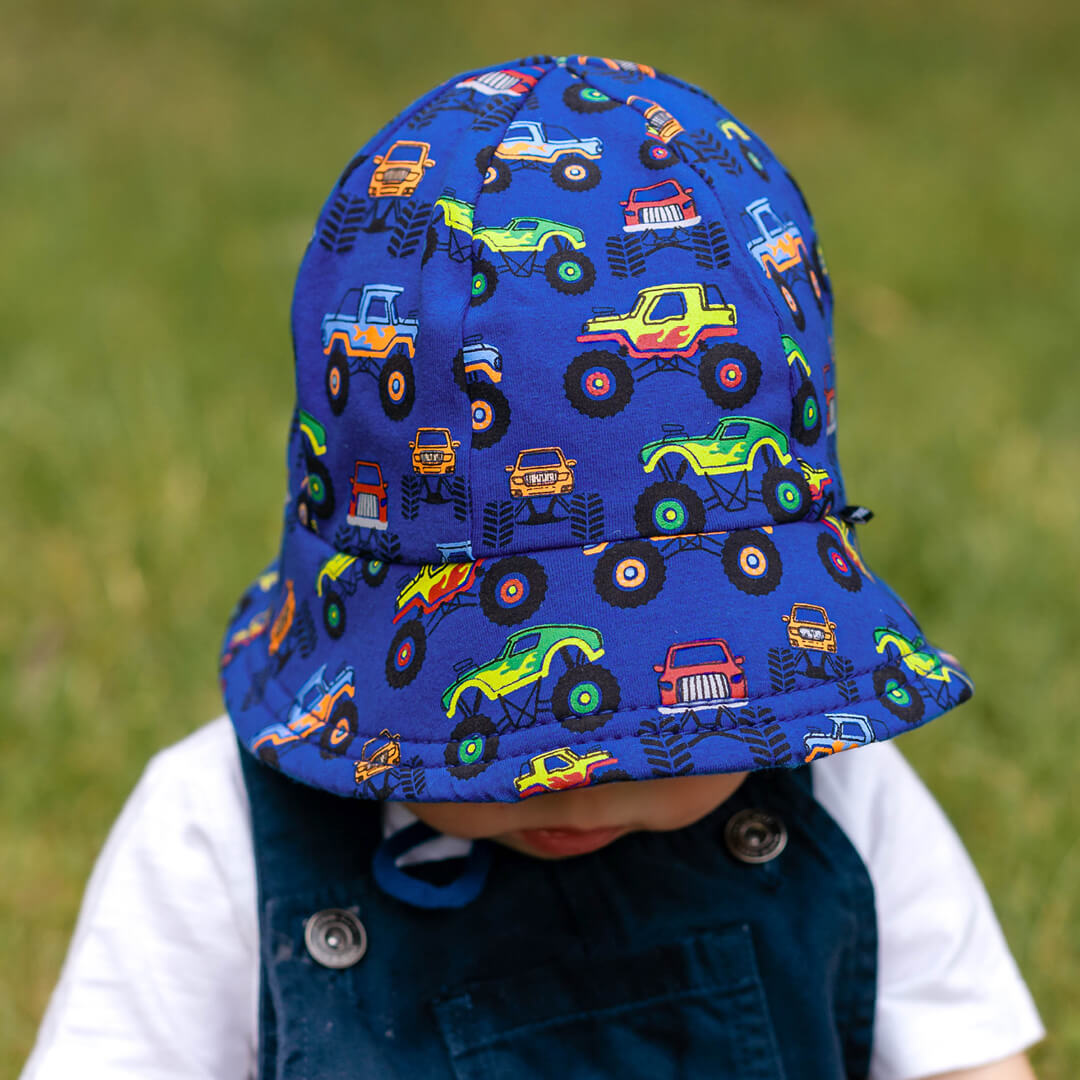 Bedhead Hats Toddler Bucket Sun Hat Monster Truck