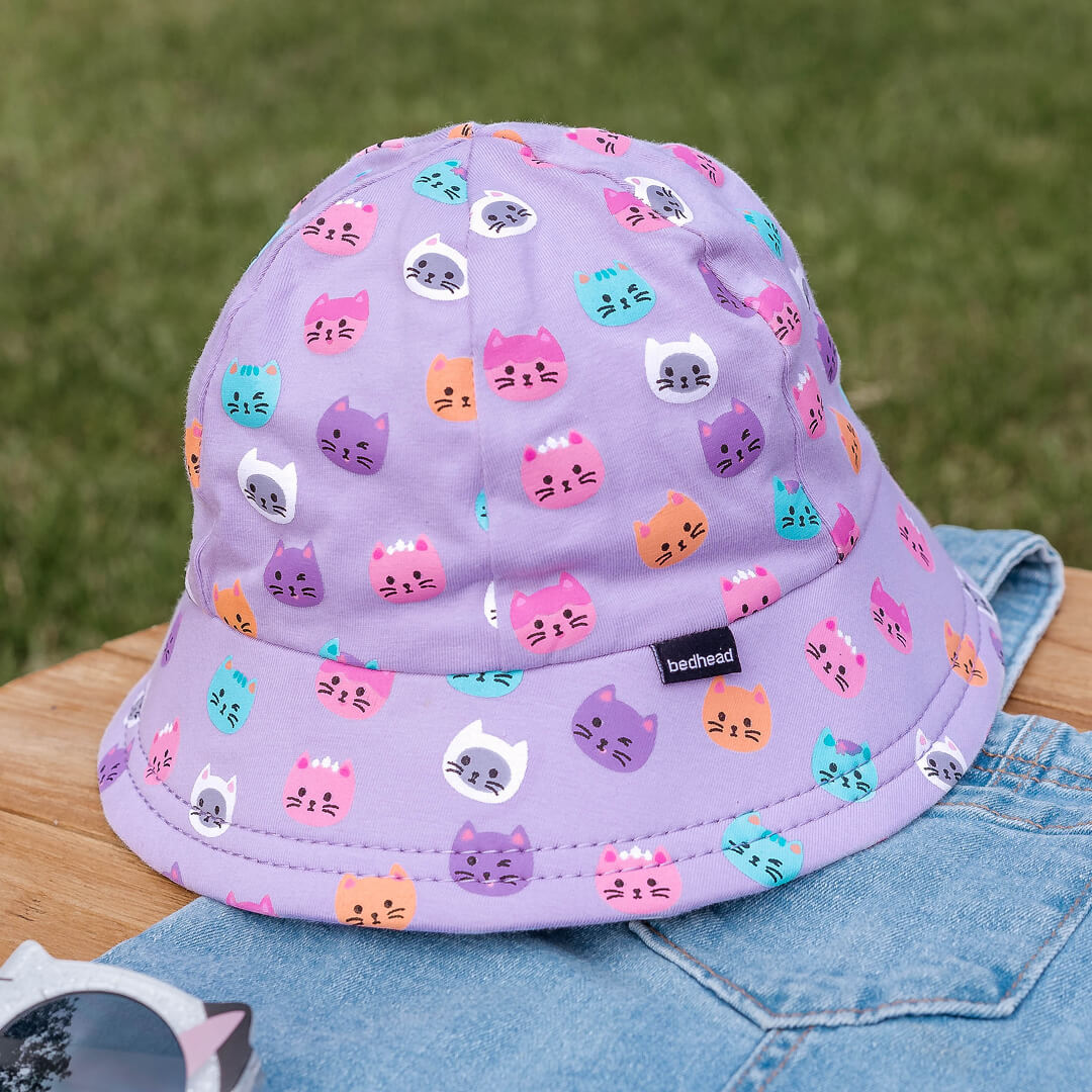 Bedhead Hats Toddler Bucket Sun Hat Kitty