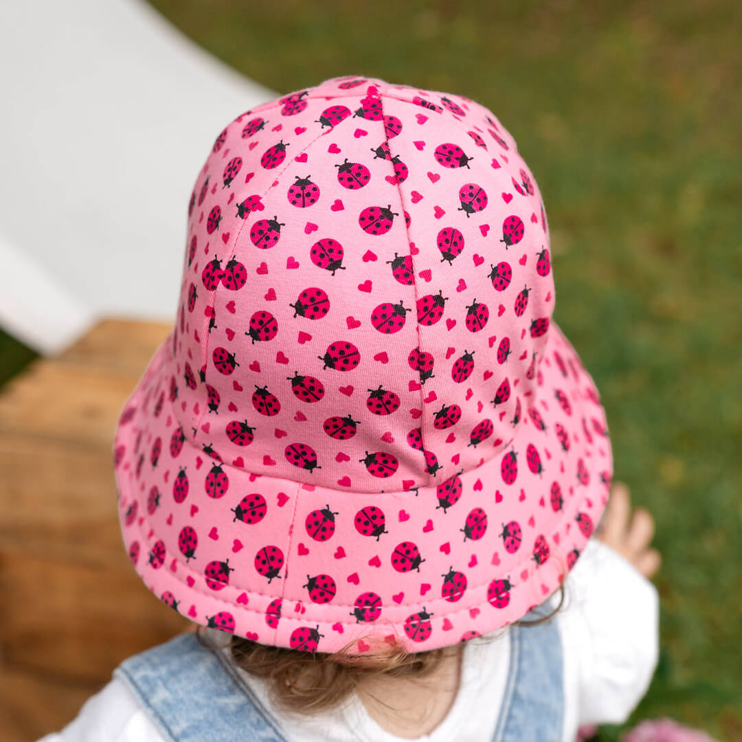 Bedhead Hats Toddler Bucket Sun Hat Ladybug