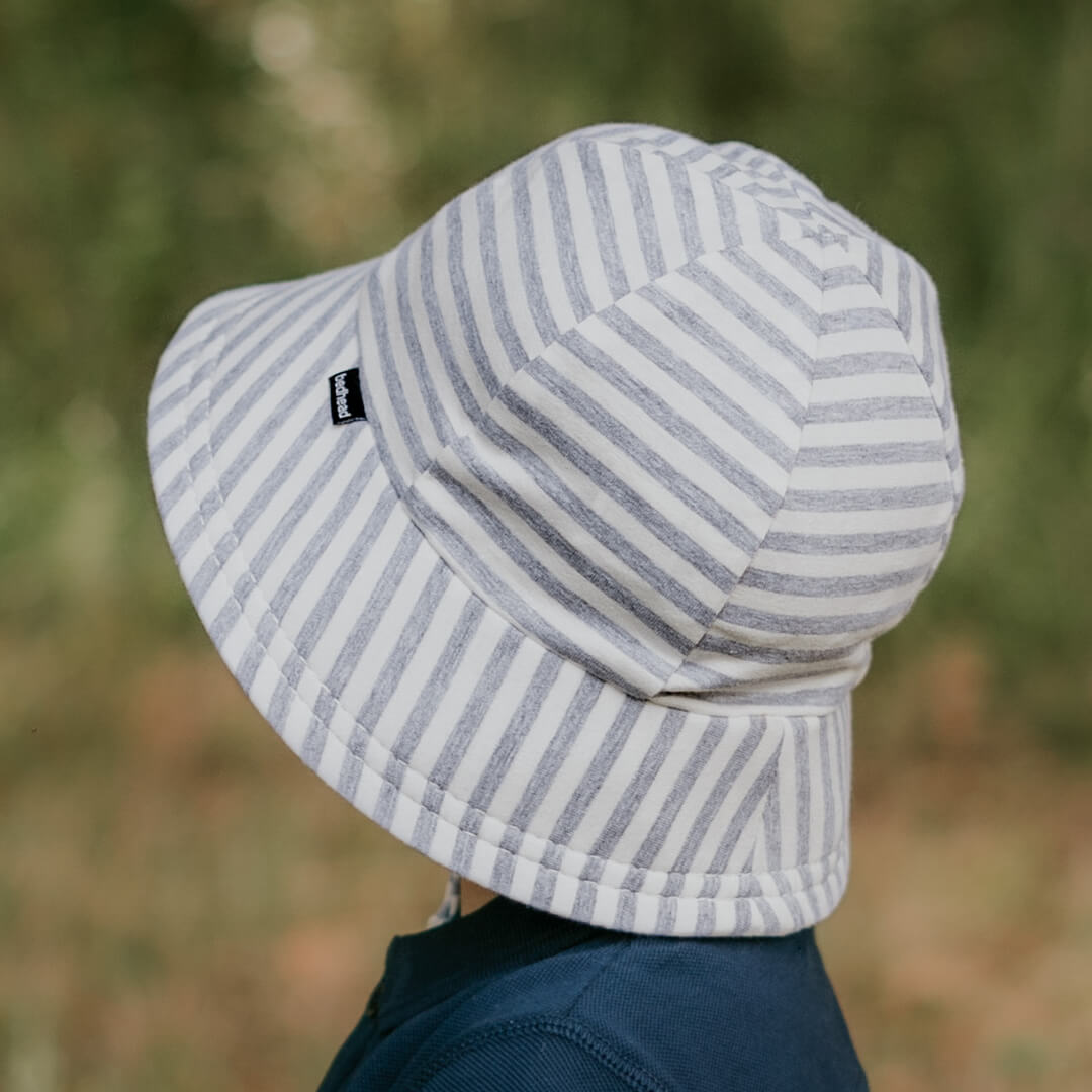Bedhead Baby Bucket Hats - Grey Stripe
