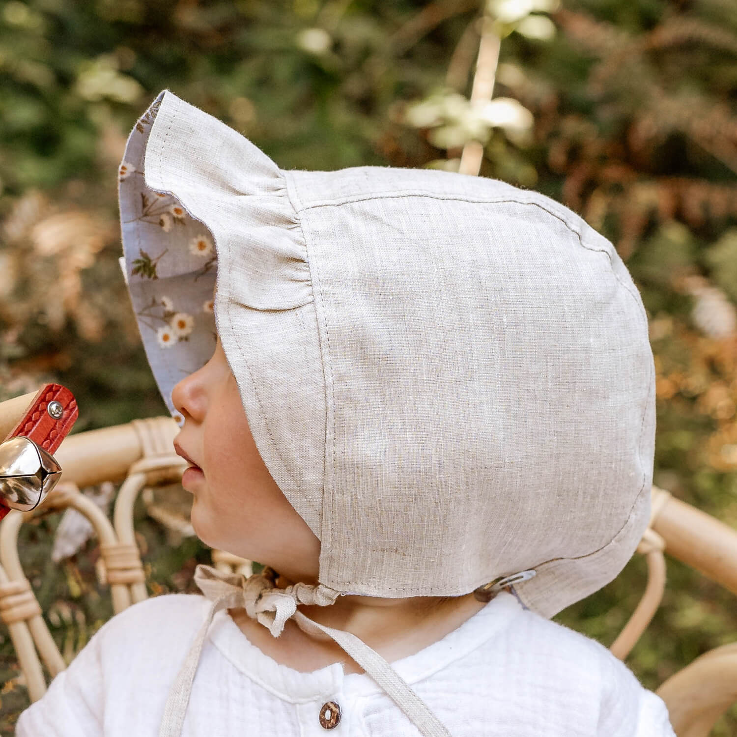 Bedhead Heritage Ruffle Bonnet Daisy