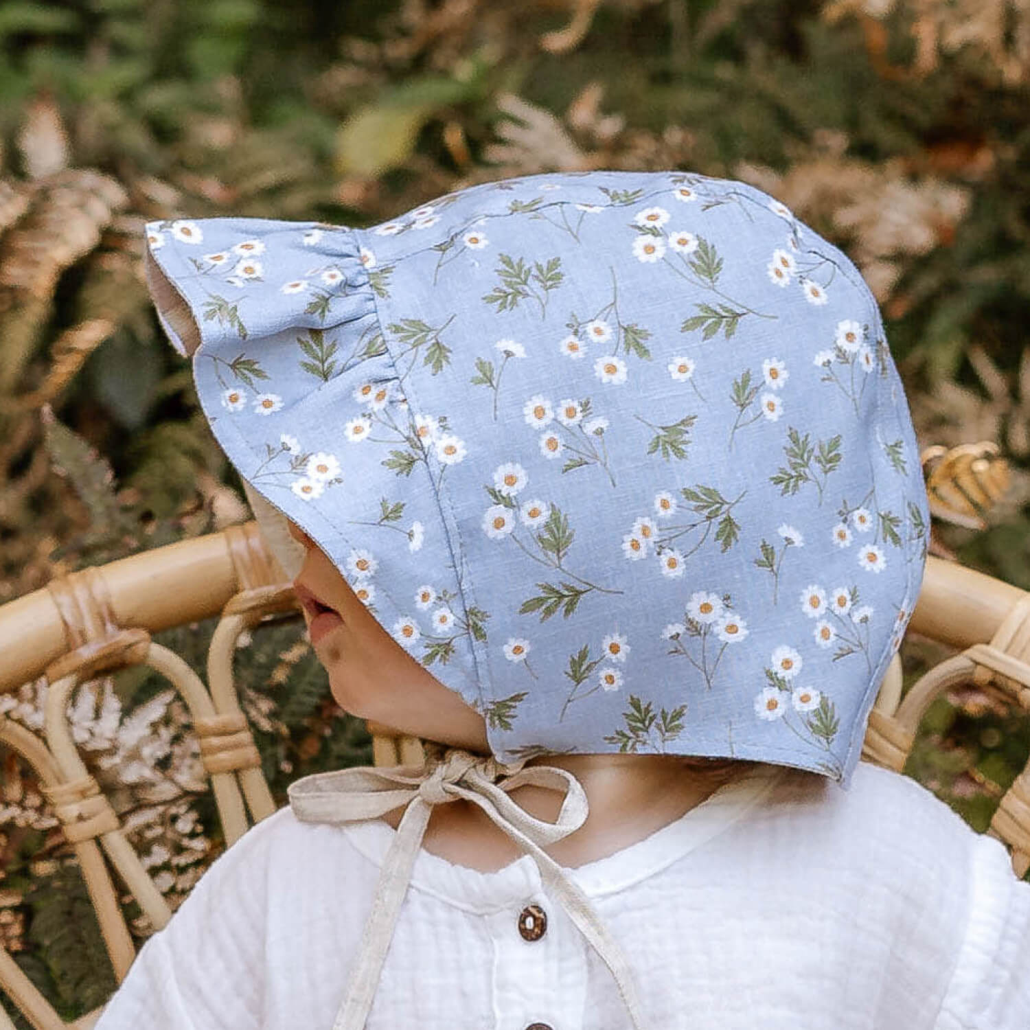 Bedhead Heritage Ruffle Bonnet Daisy