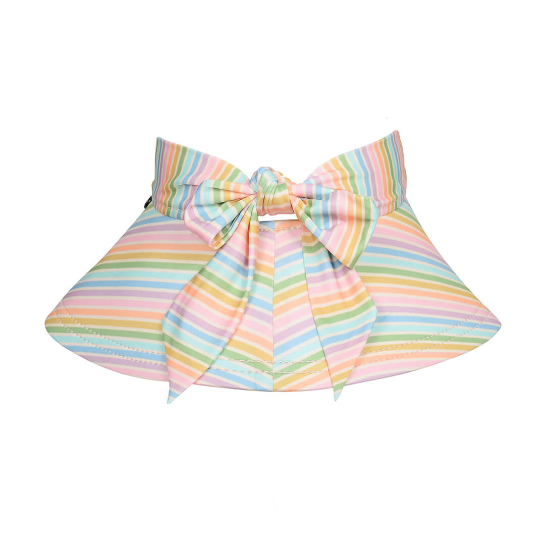 Bedhead Ladies Wide-brimmed Swim Visor Beach Hat - Rainbow