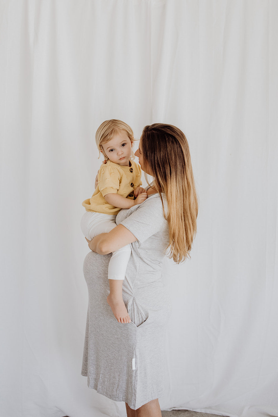 Bubba Bump 3 In 1 Labour, Delivery And Nursing Gown - Grey