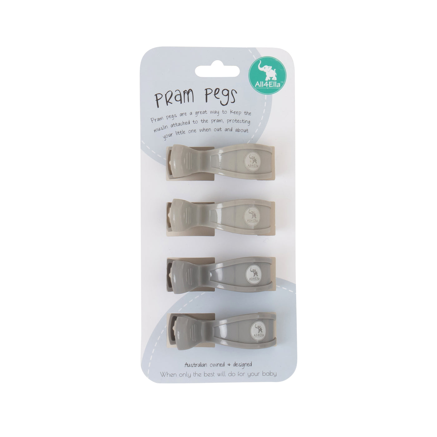 All4ella Pram Pegs 4pk
