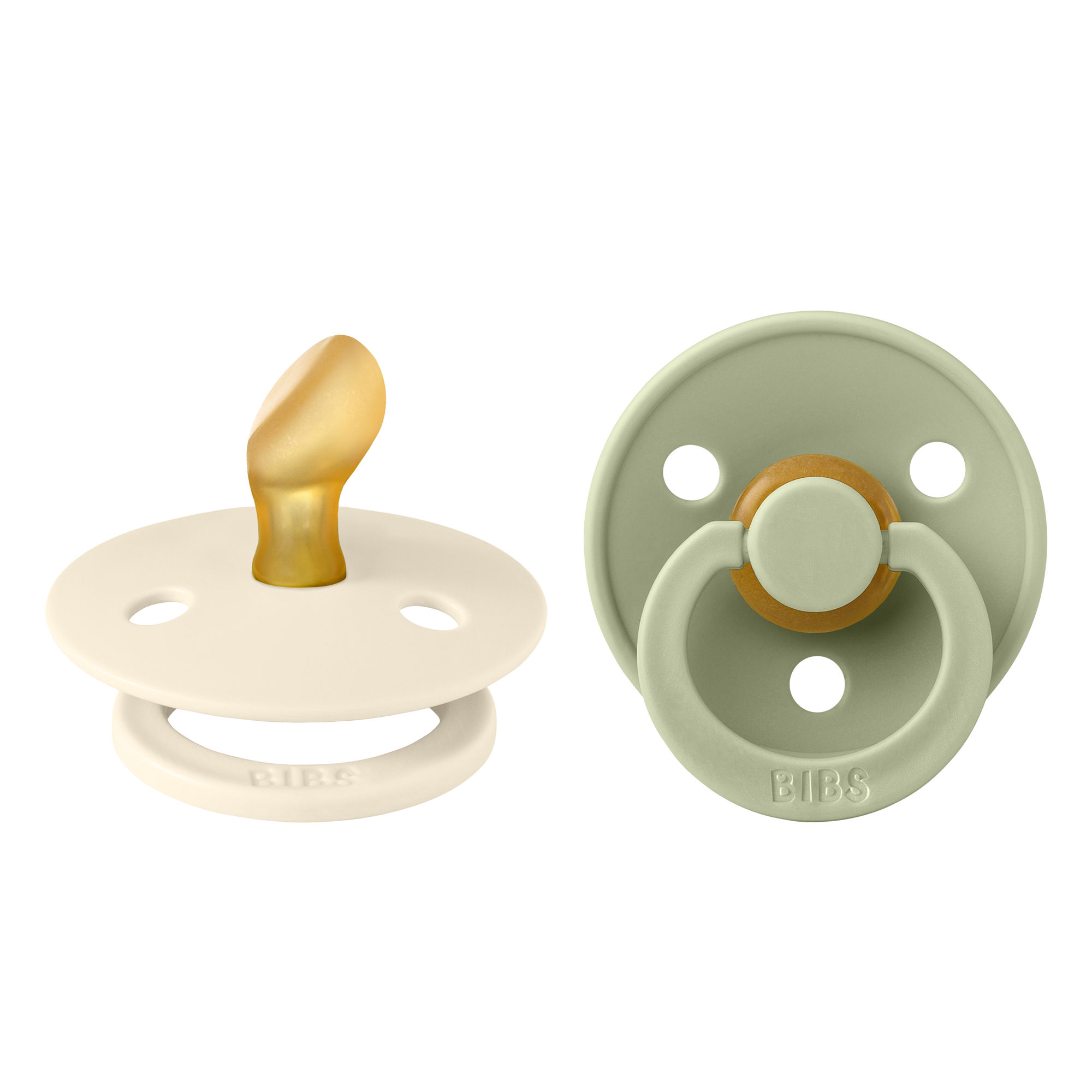 Bibs Dummies Colour Collection - Anatomical/latex Size 2