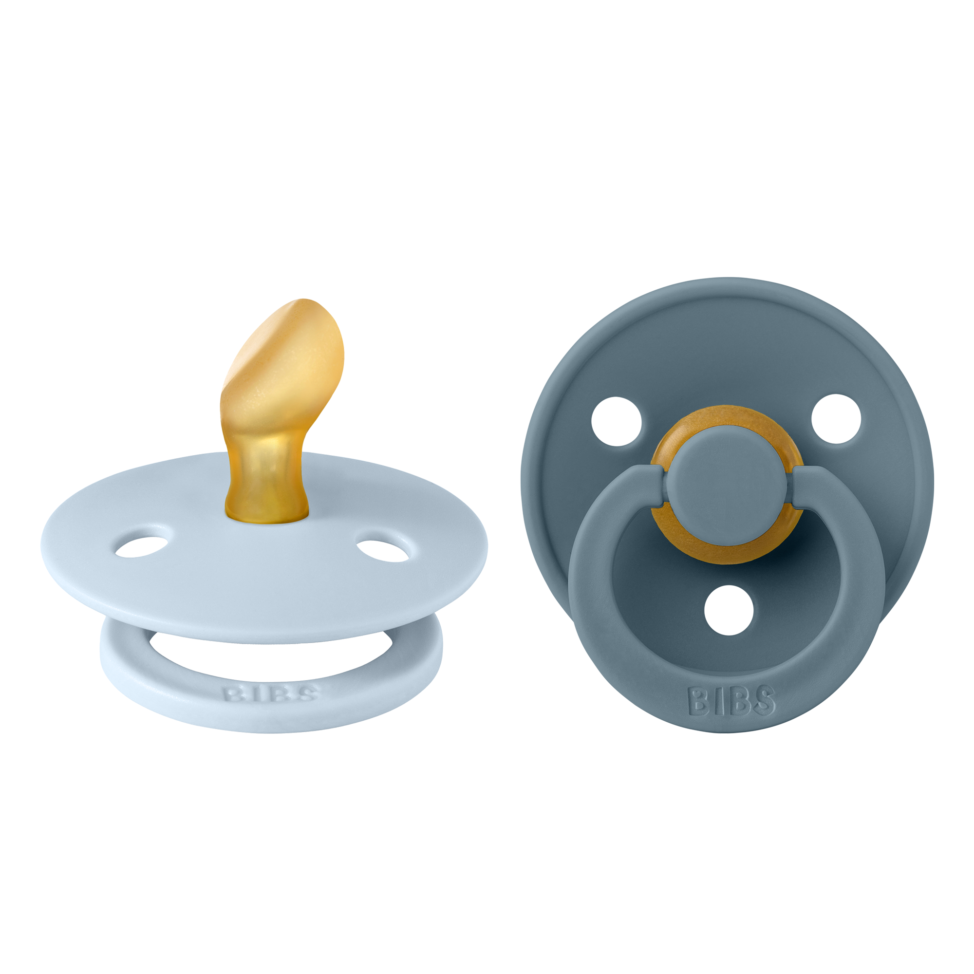 Bibs Dummies Colour Collection - Anatomical/latex Size 2