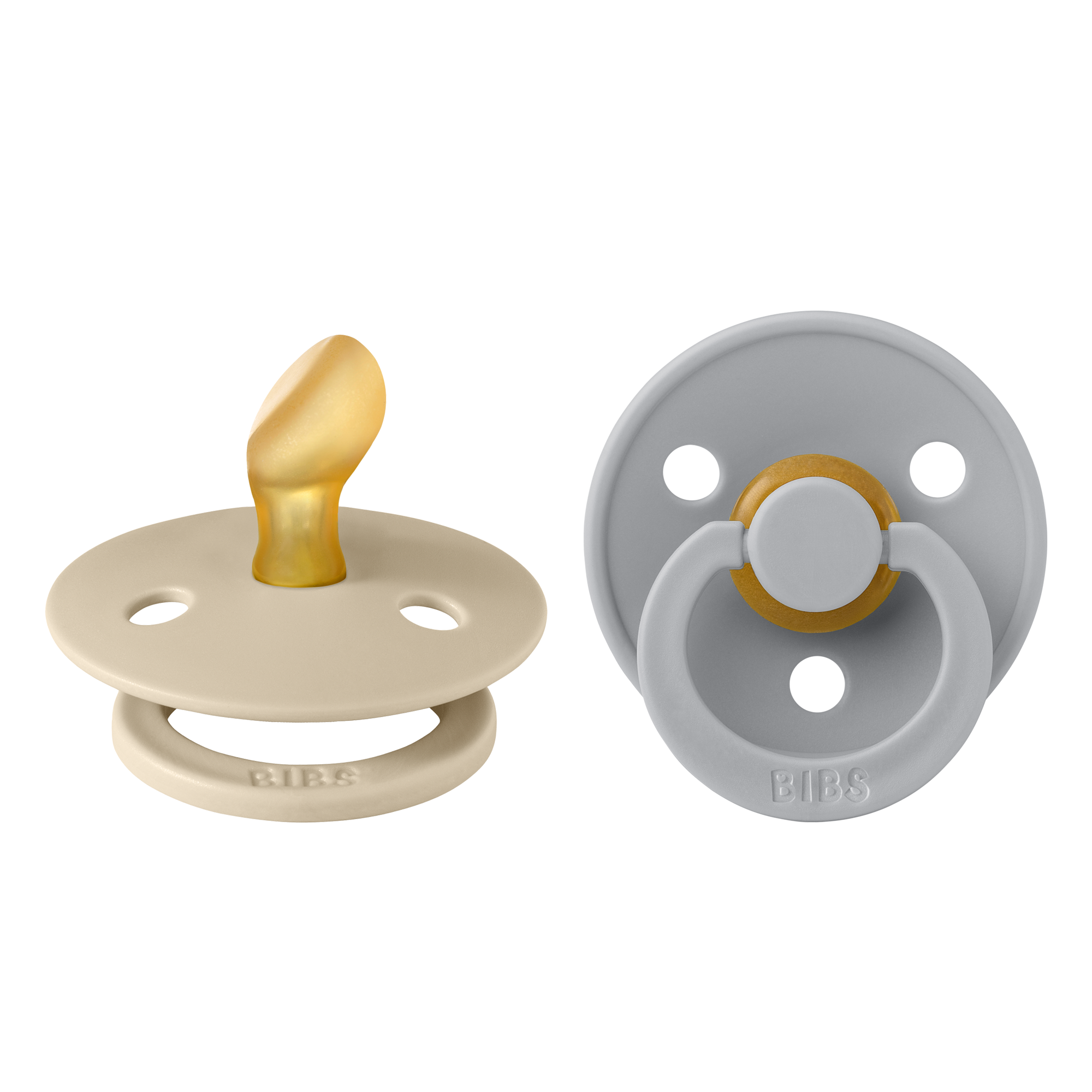 Bibs Dummies Colour Collection - Anatomical/latex Size 2