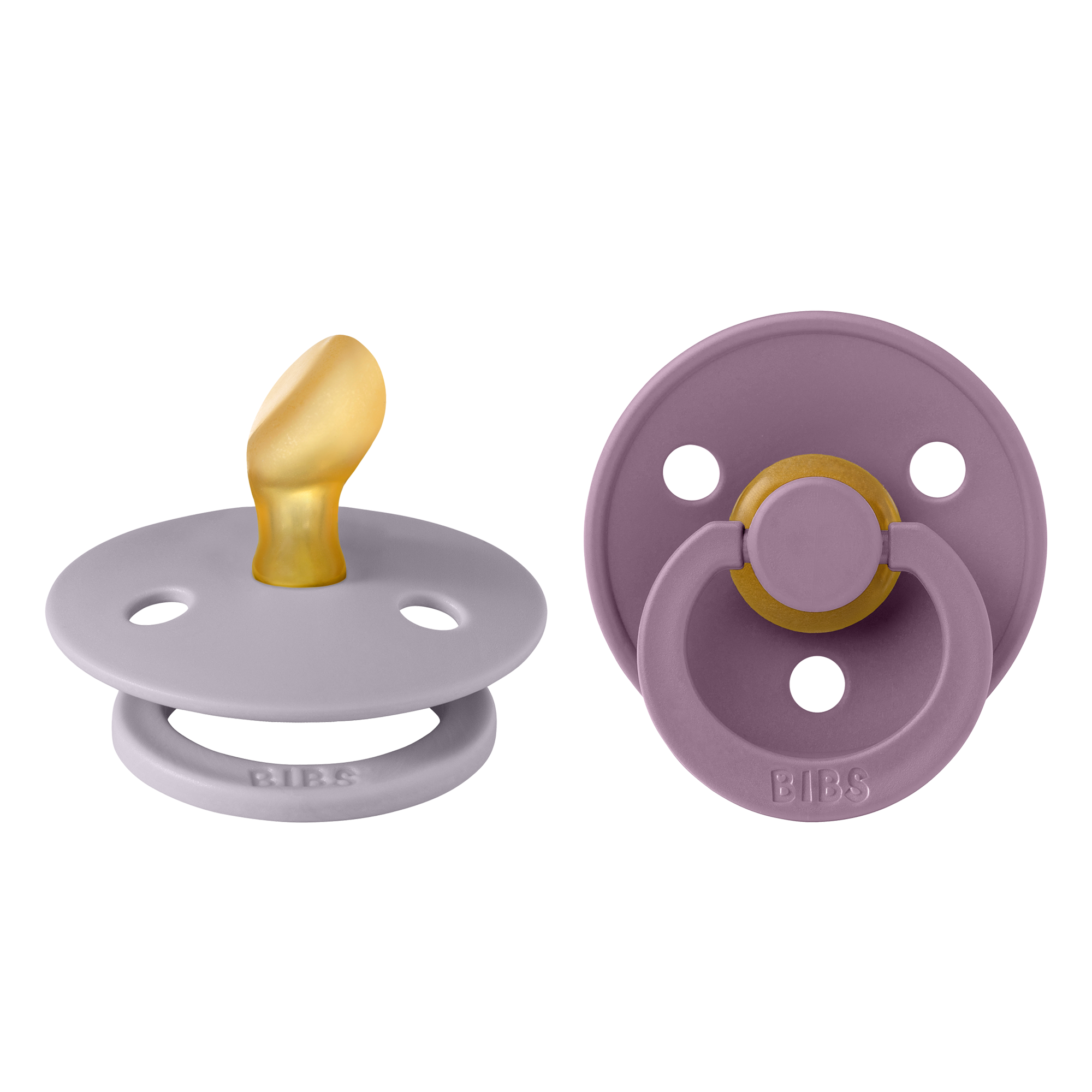 Bibs Dummies Colour Collection - Anatomical/latex Size 2