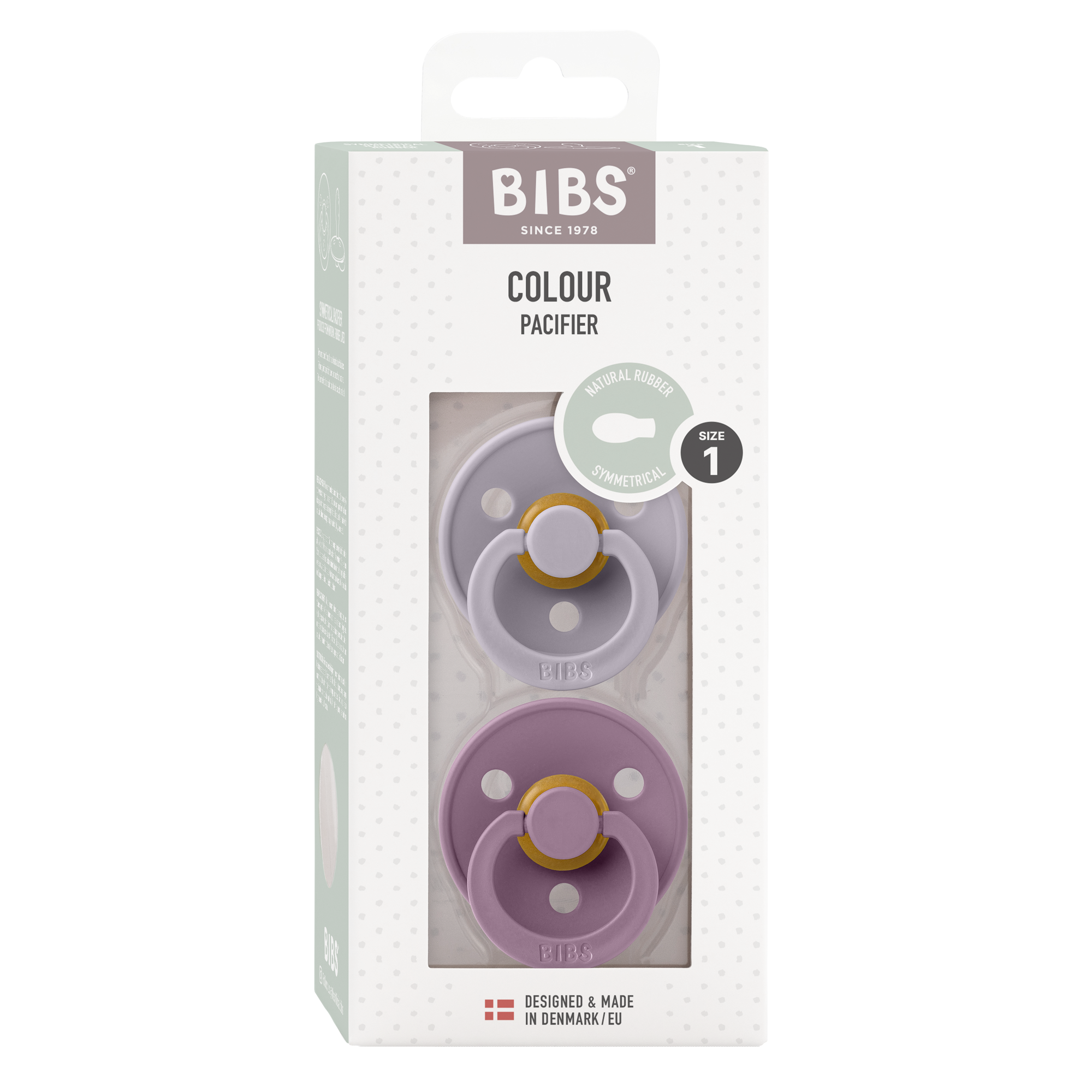 Bibs Dummies Colour Collection - Symmetrical Size 2