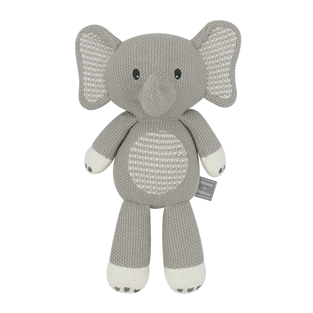 Mason The Elephant Knitted Toy