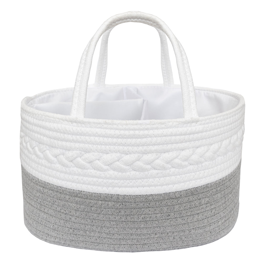 Living Textiles Cotton 100% Rope Nappy Caddy
