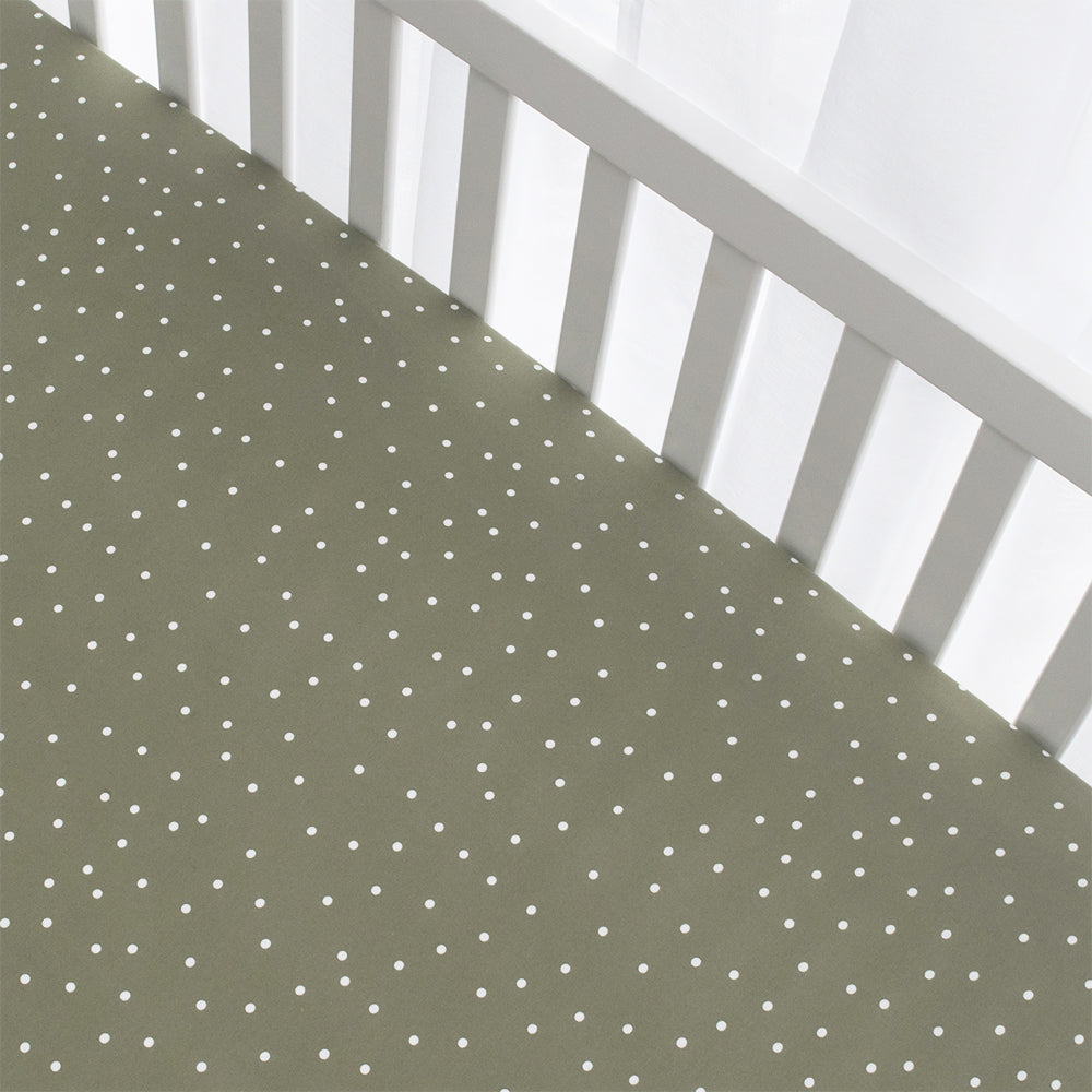 Living Textiles 2 Pk Cot Fitted Sheets - Forest Retreat