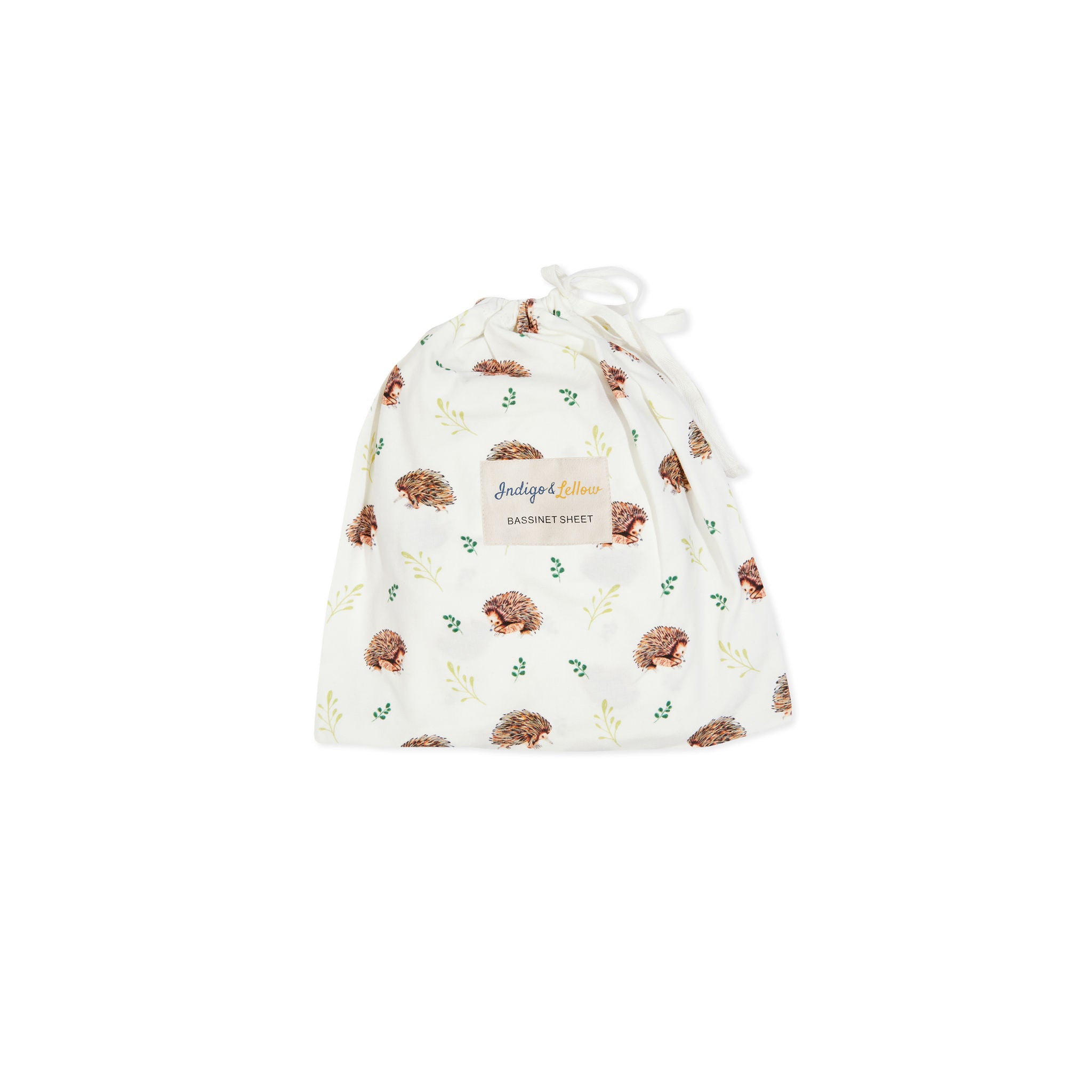 Indigo & Lellow Cot Sheet