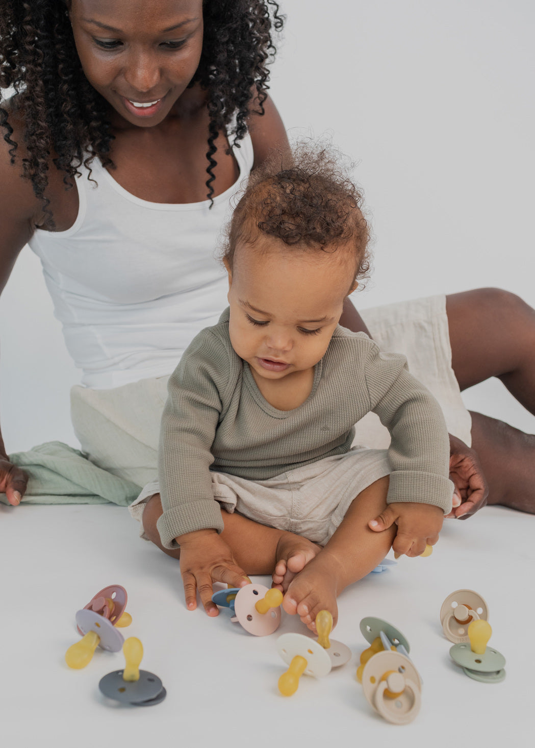 Bibs Dummies Colour Collection - Symmetrical Size 1