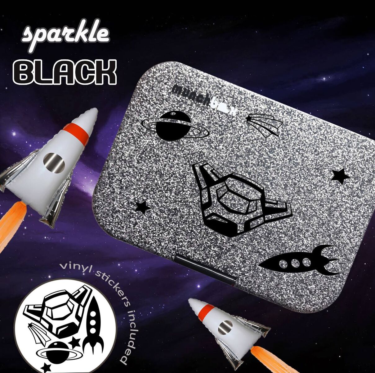 Munchbox Sparkle Black Mega 3