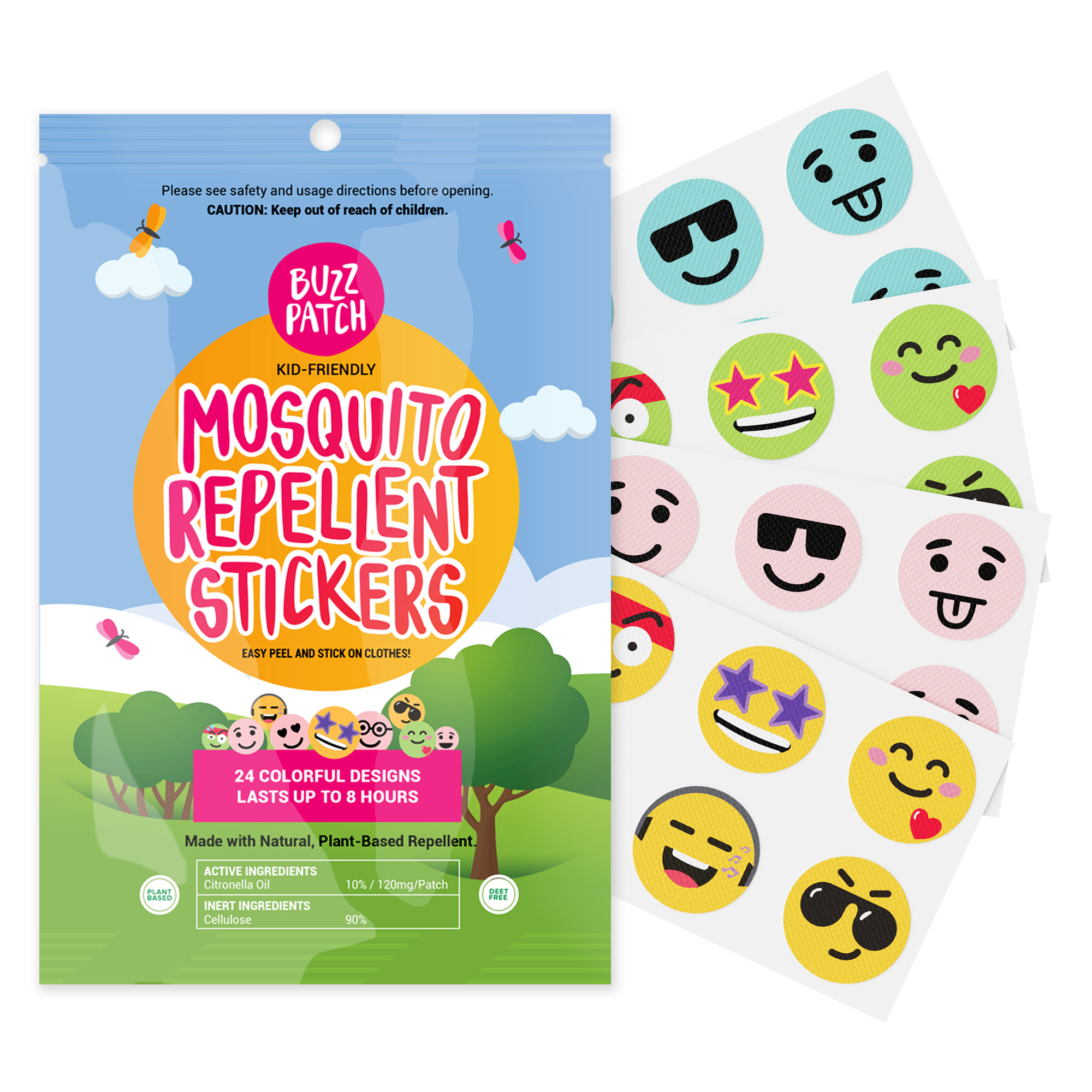 The Natural Patch co BuzzPatch Mosquito Repellent Stickers
